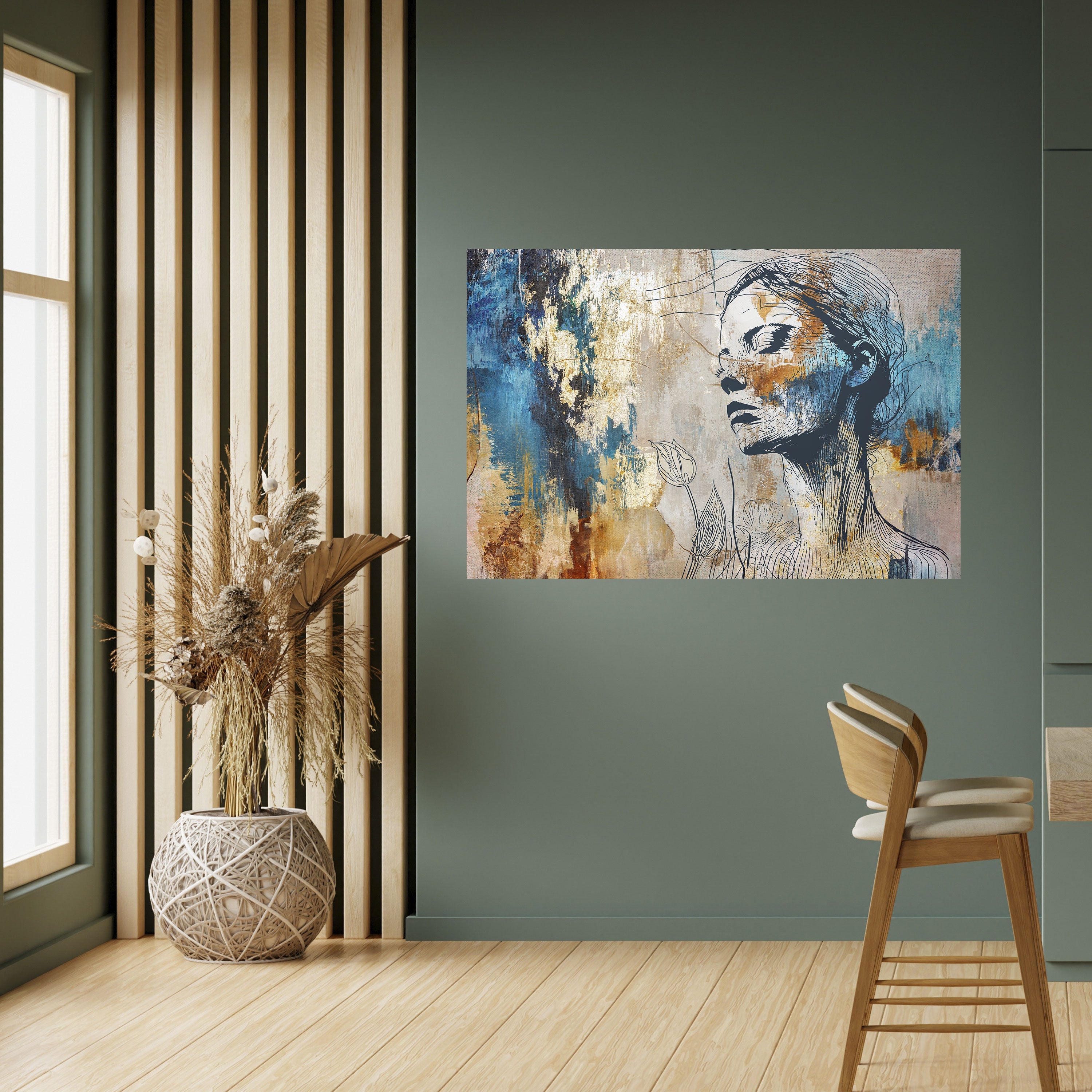 Affiche horizontale autocollante BREAK THE SILENCE