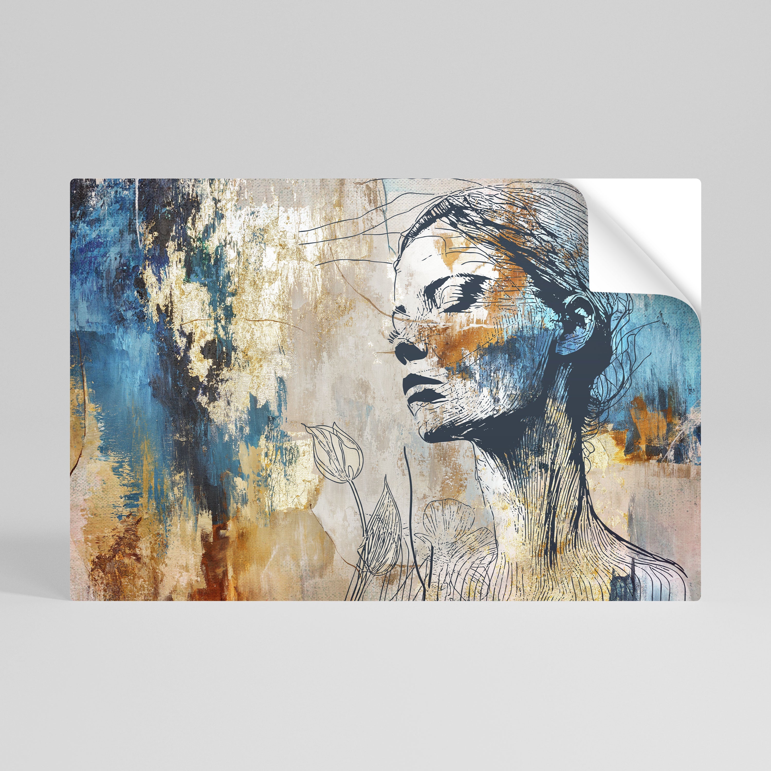 Affiche horizontale autocollante BREAK THE SILENCE