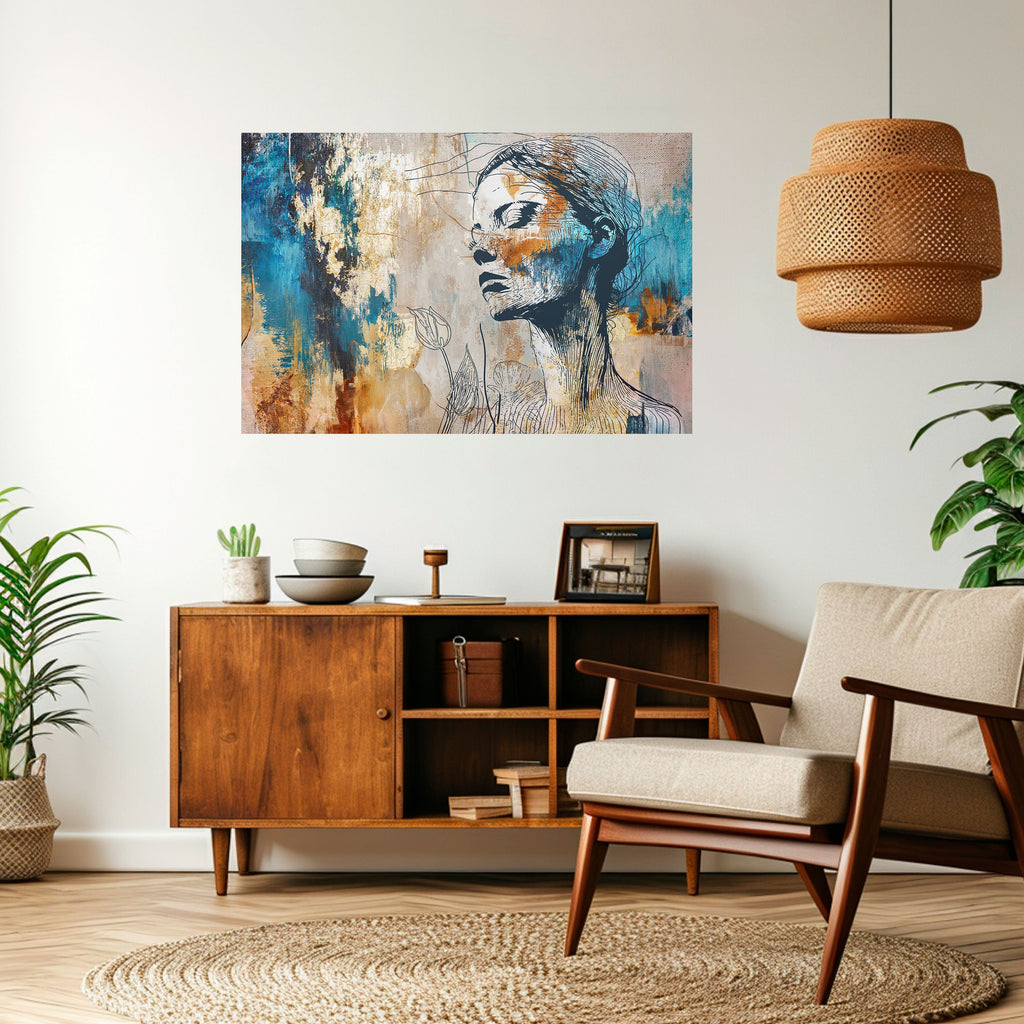 Affiche horizontale autocollante BREAK THE SILENCE