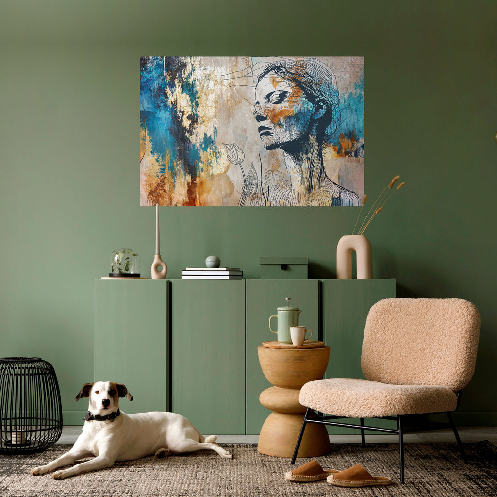 Affiche horizontale autocollante BREAK THE SILENCE