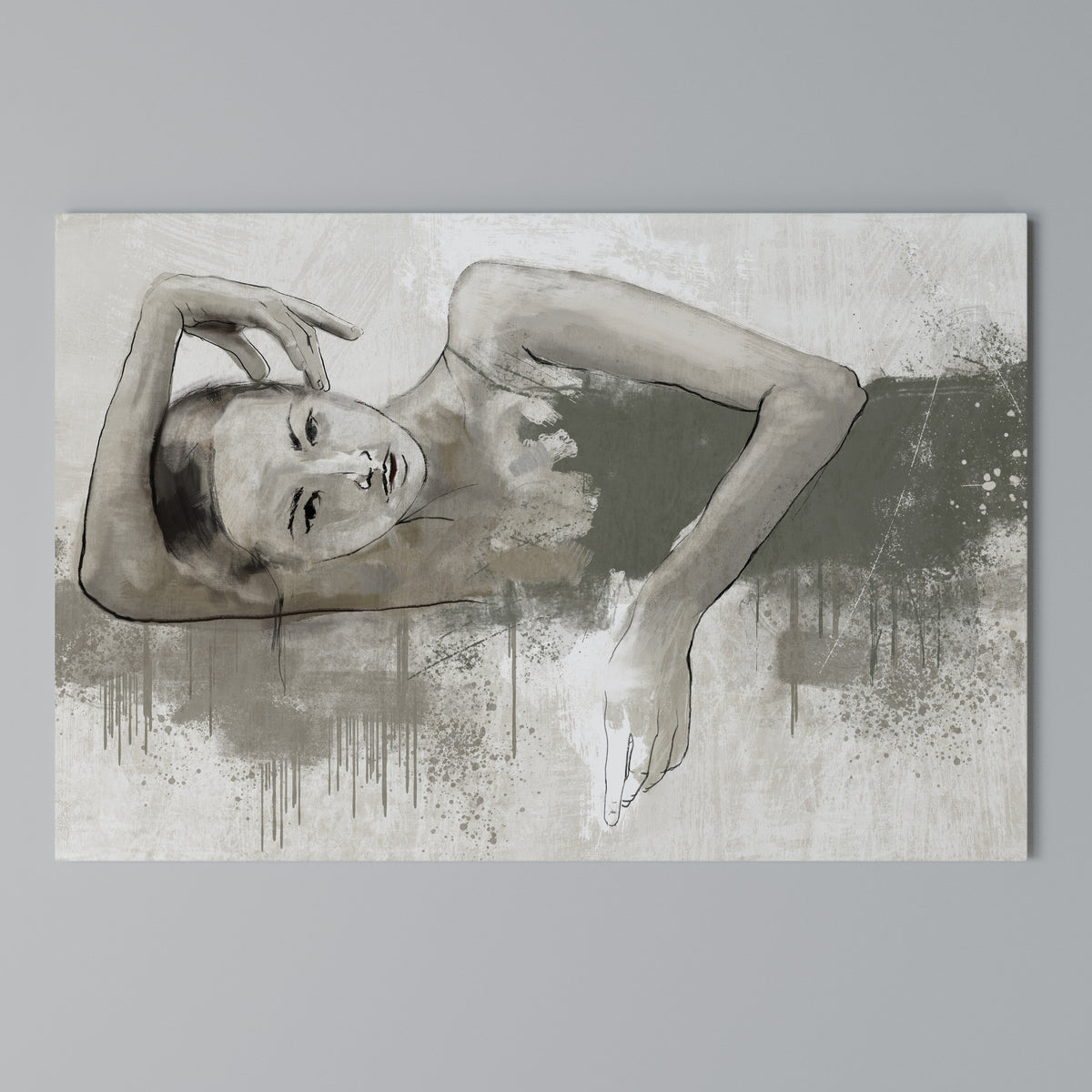 FROZEN IN TIME Horizontal Canvas Print
