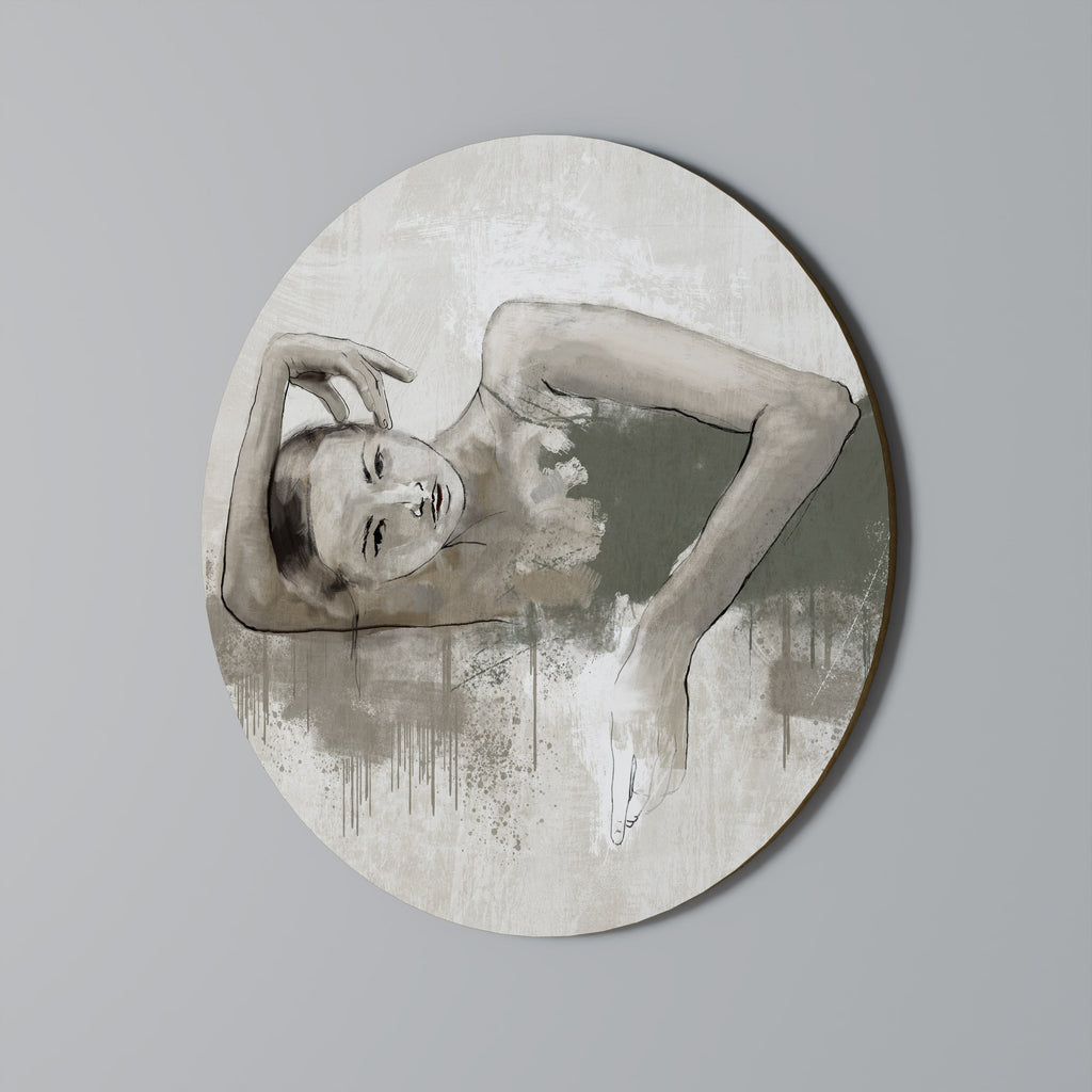 Décoration murale ronde FROZEN IN TIME