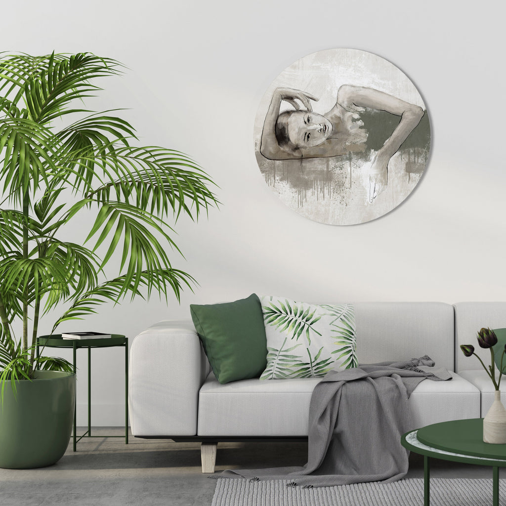 Décoration murale ronde FROZEN IN TIME