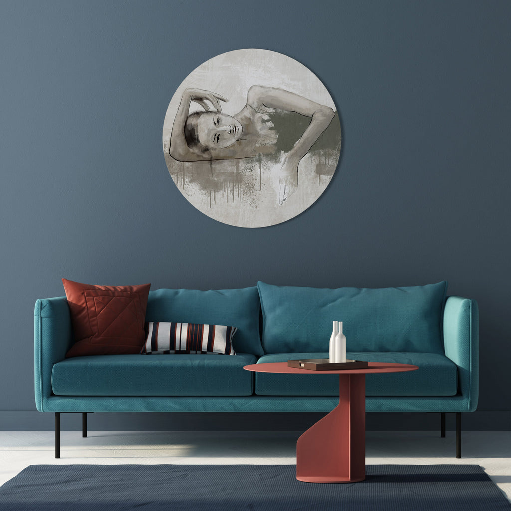 Décoration murale ronde FROZEN IN TIME