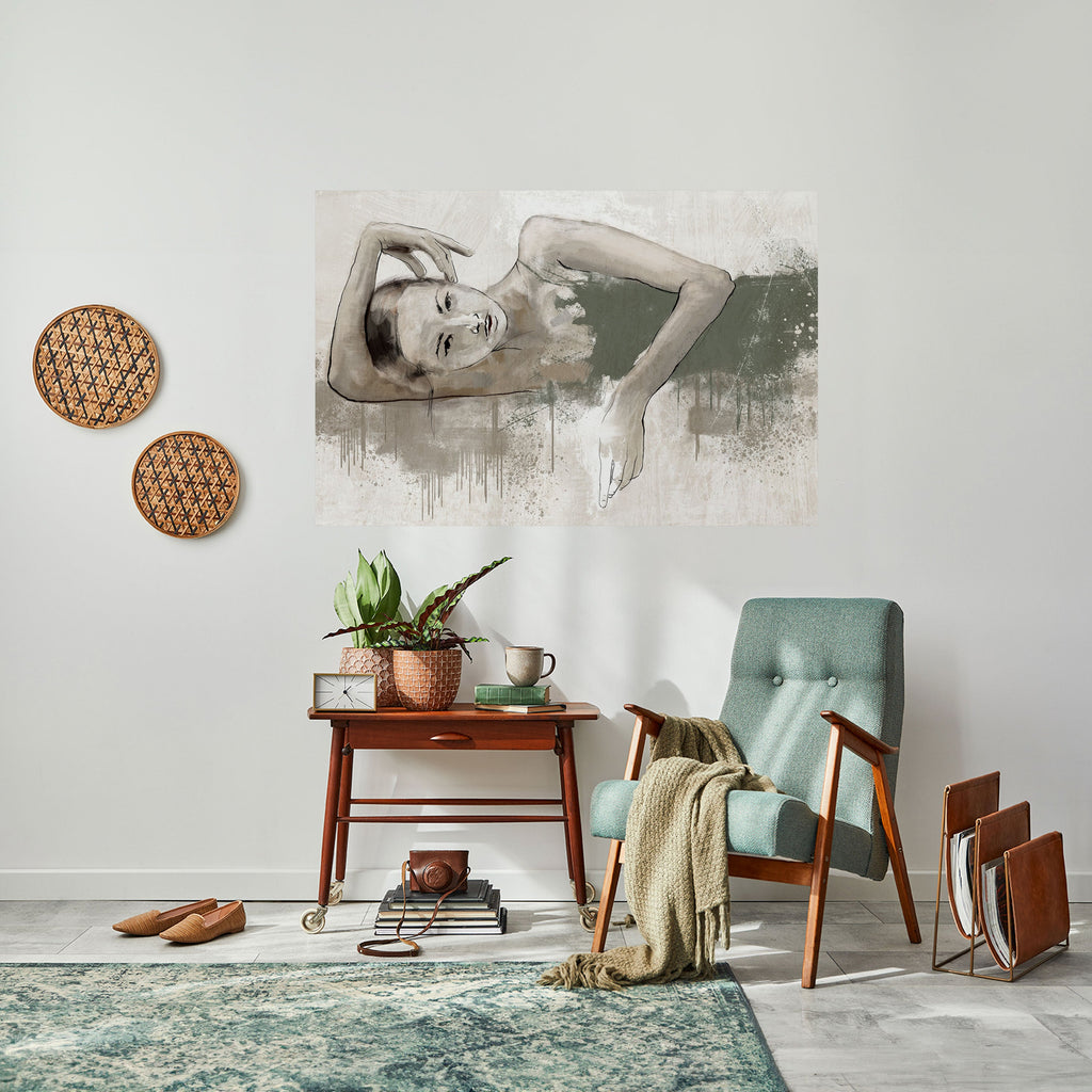 Affiche horizontale autocollante « FROZEN IN TIME »