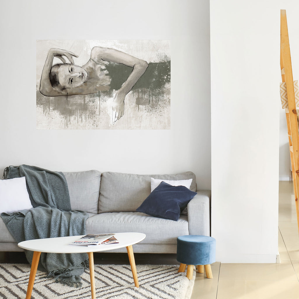 Affiche horizontale autocollante « FROZEN IN TIME »