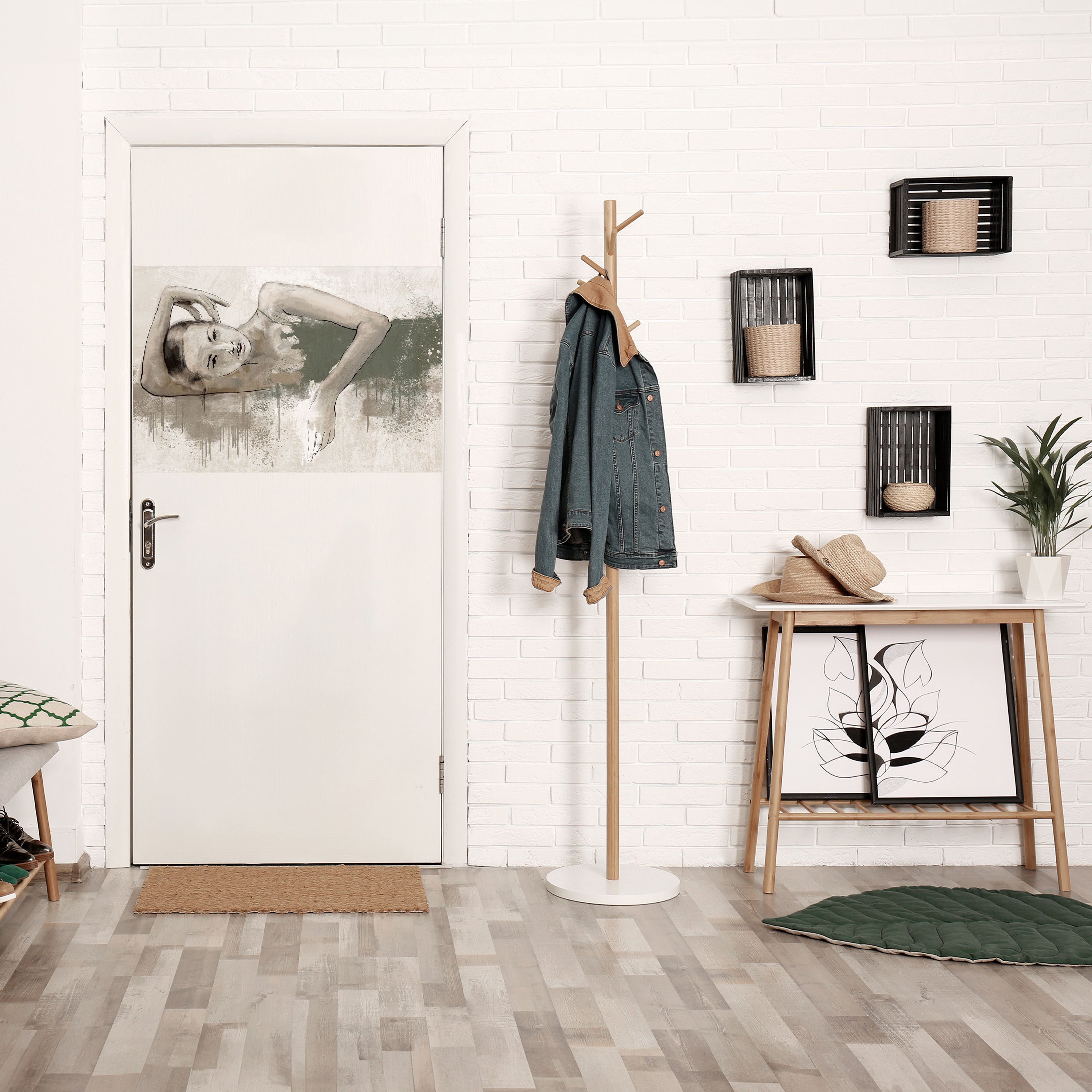 Affiche horizontale autocollante « FROZEN IN TIME »