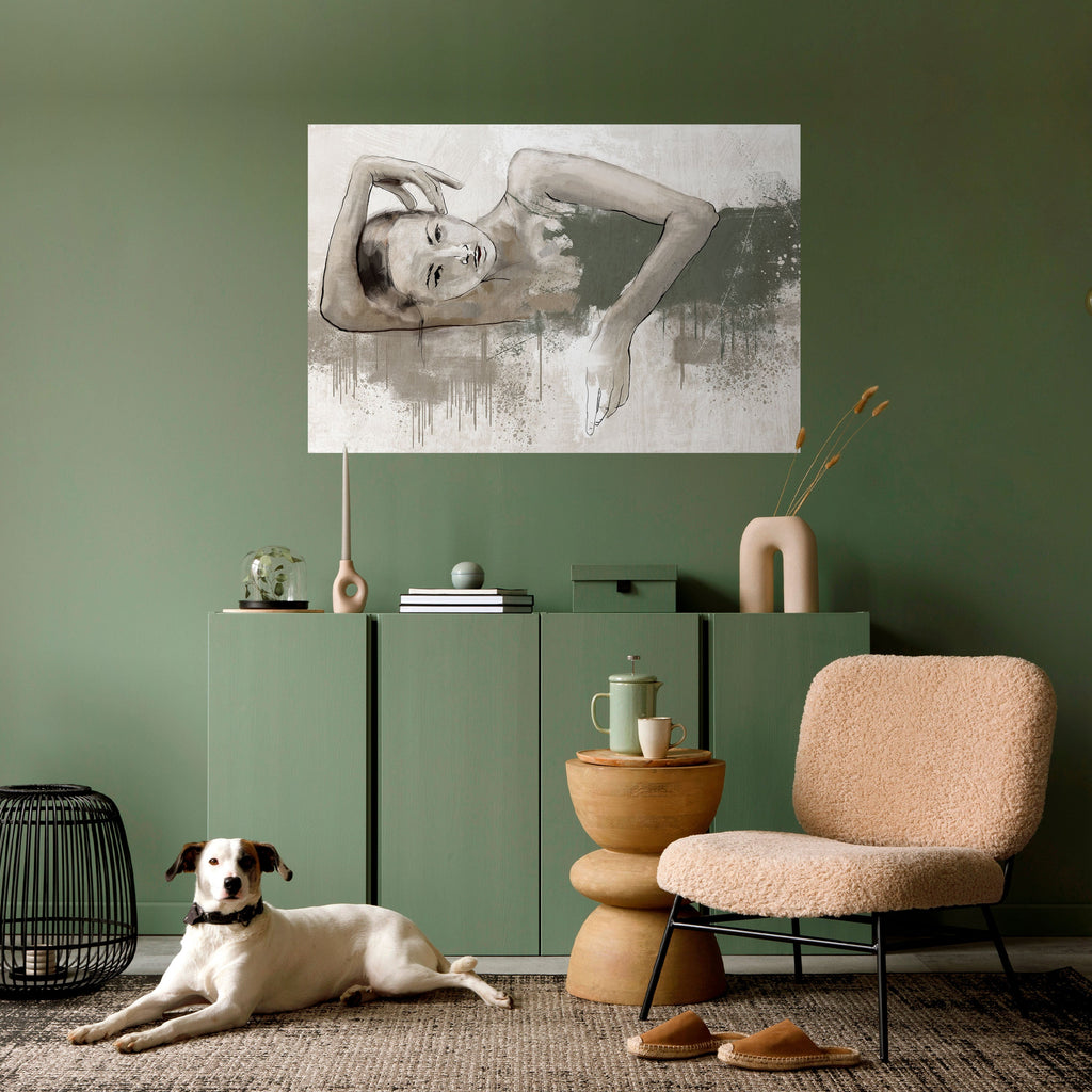 Affiche horizontale autocollante « FROZEN IN TIME »