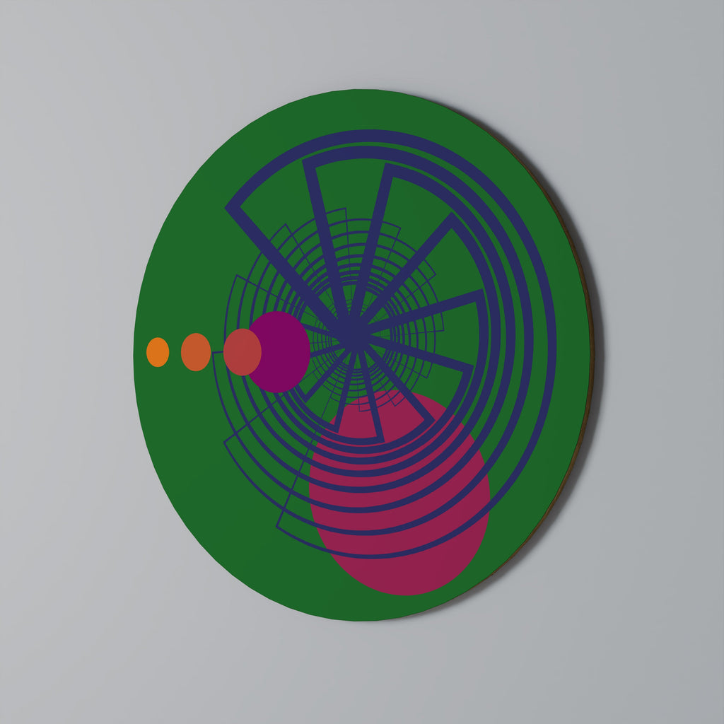 Décoration murale ronde VIVID COLORWHEEL