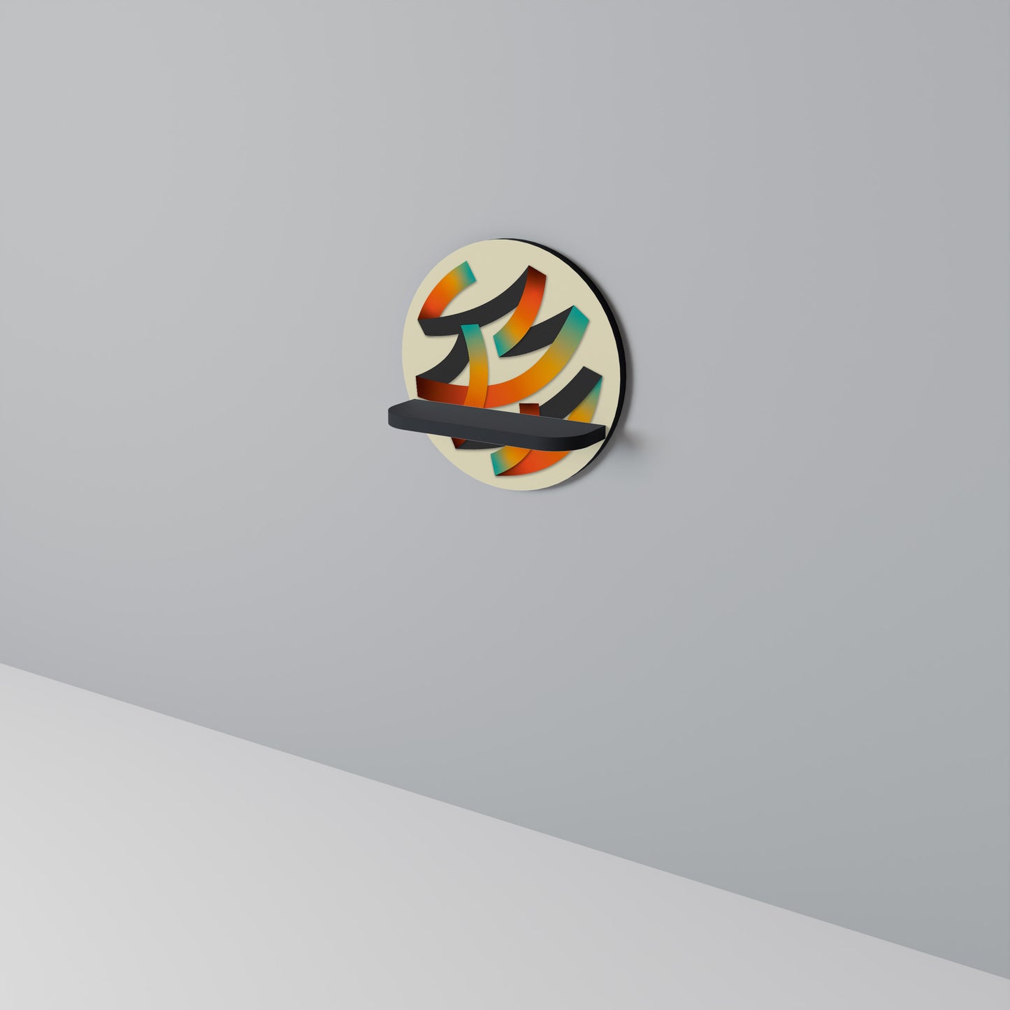 RIBBON REVERIE Art Shelf
