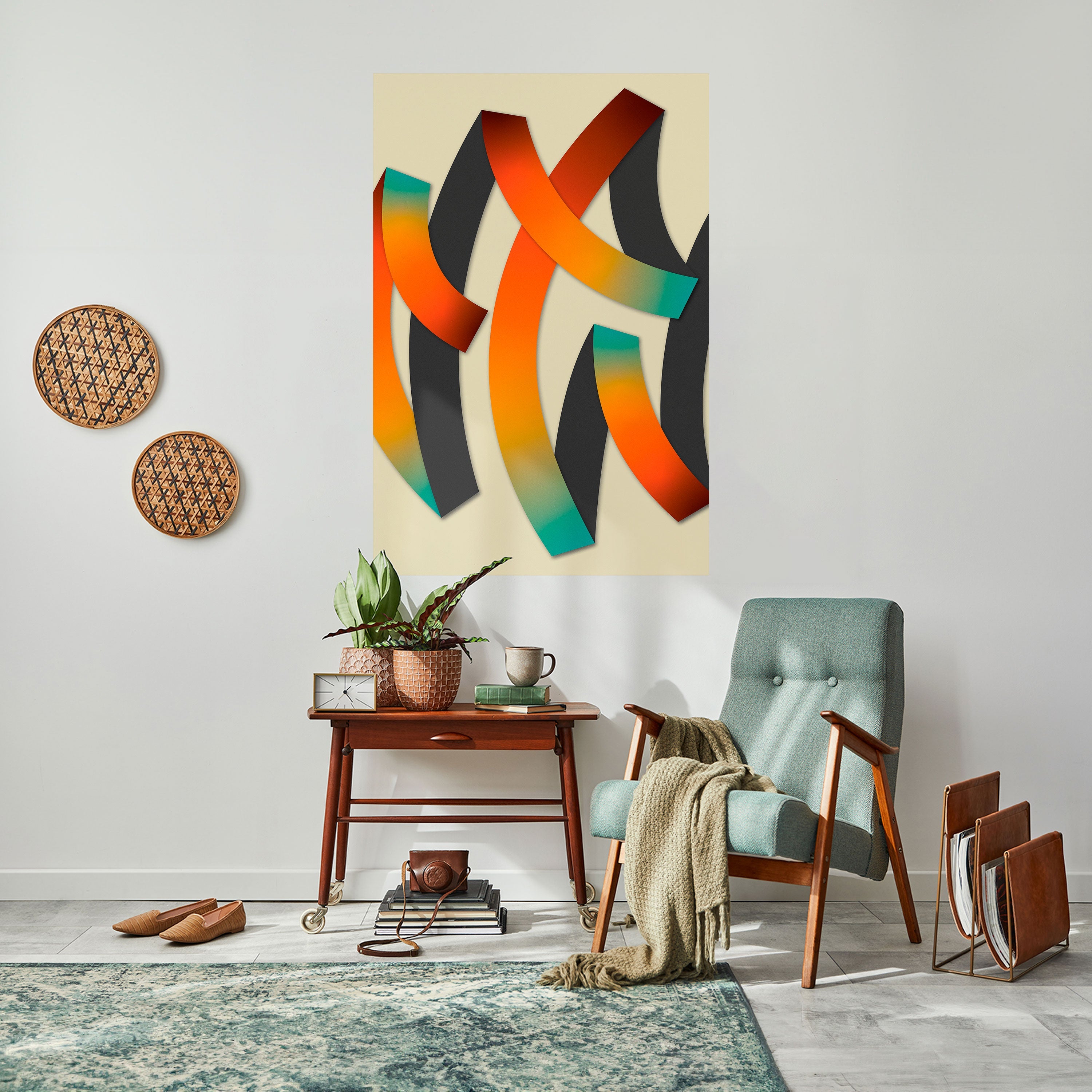Affiche verticale autocollante « RIBBON REVERIE »