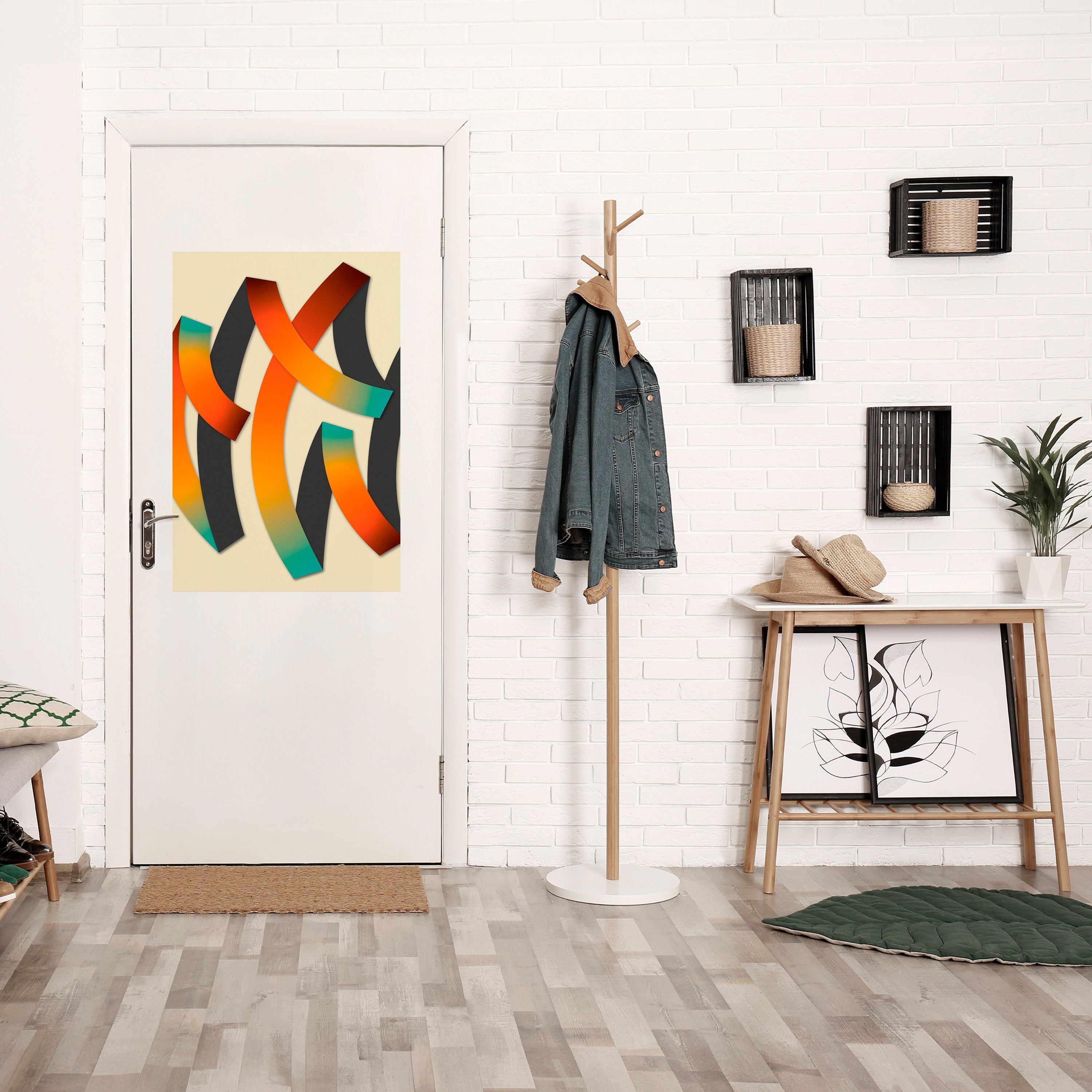 Affiche verticale autocollante « RIBBON REVERIE »