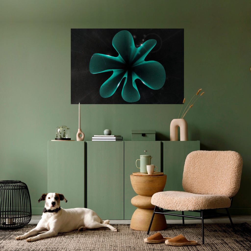 Affiche horizontale autocollante ILLUSION ÉLECTRIQUE