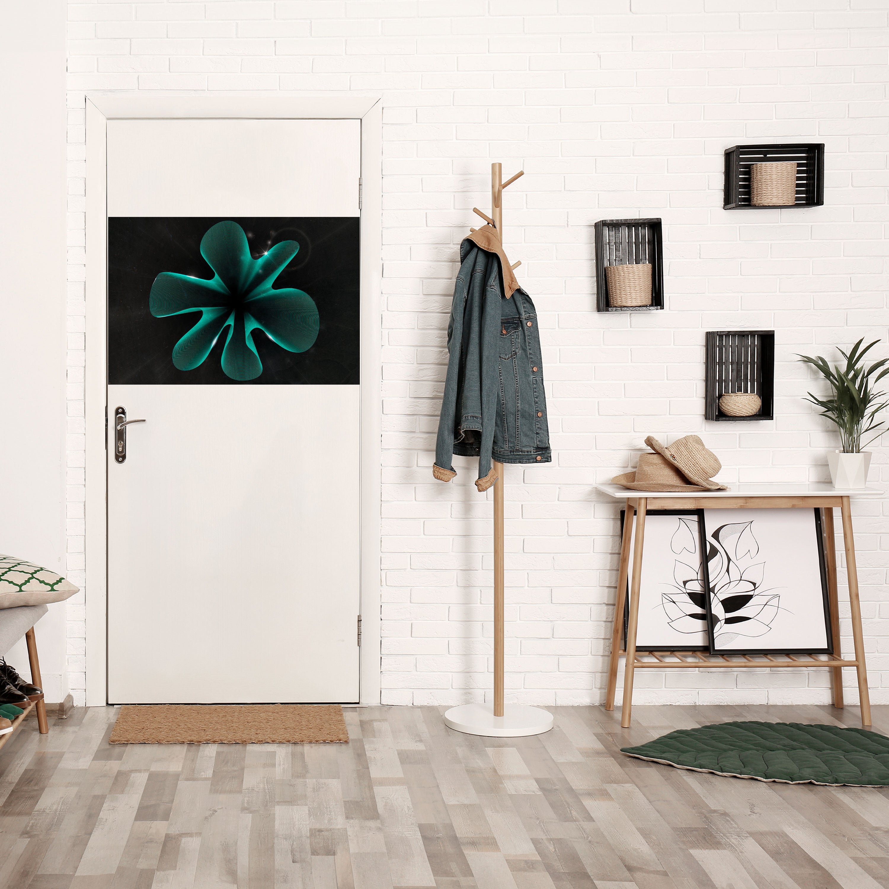 Affiche horizontale autocollante ILLUSION ÉLECTRIQUE