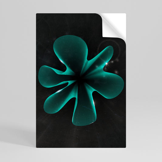 ELECTRIC ILLUSION Peel and Stick Vertical Poster