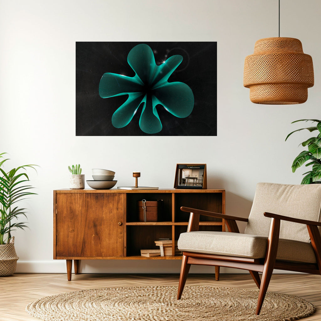 Affiche horizontale autocollante ILLUSION ÉLECTRIQUE