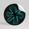 ELECTRIC ILLUSION Peel and Stick Round Sticker
