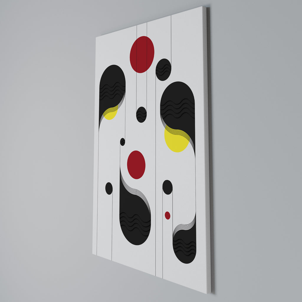 DOT-TO-DOT LULLABY Vertical Canvas Print