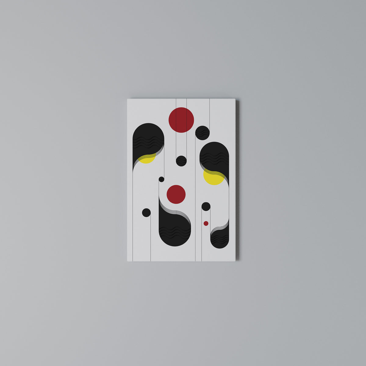 DOT-TO-DOT LULLABY Vertical Canvas Print