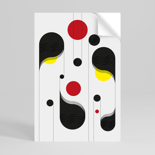DOT-TO-DOT LULLABY Peel and Stick Vertical Poster