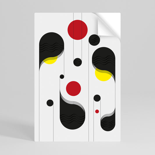DOT-TO-DOT LULLABY Peel and Stick Vertical Poster