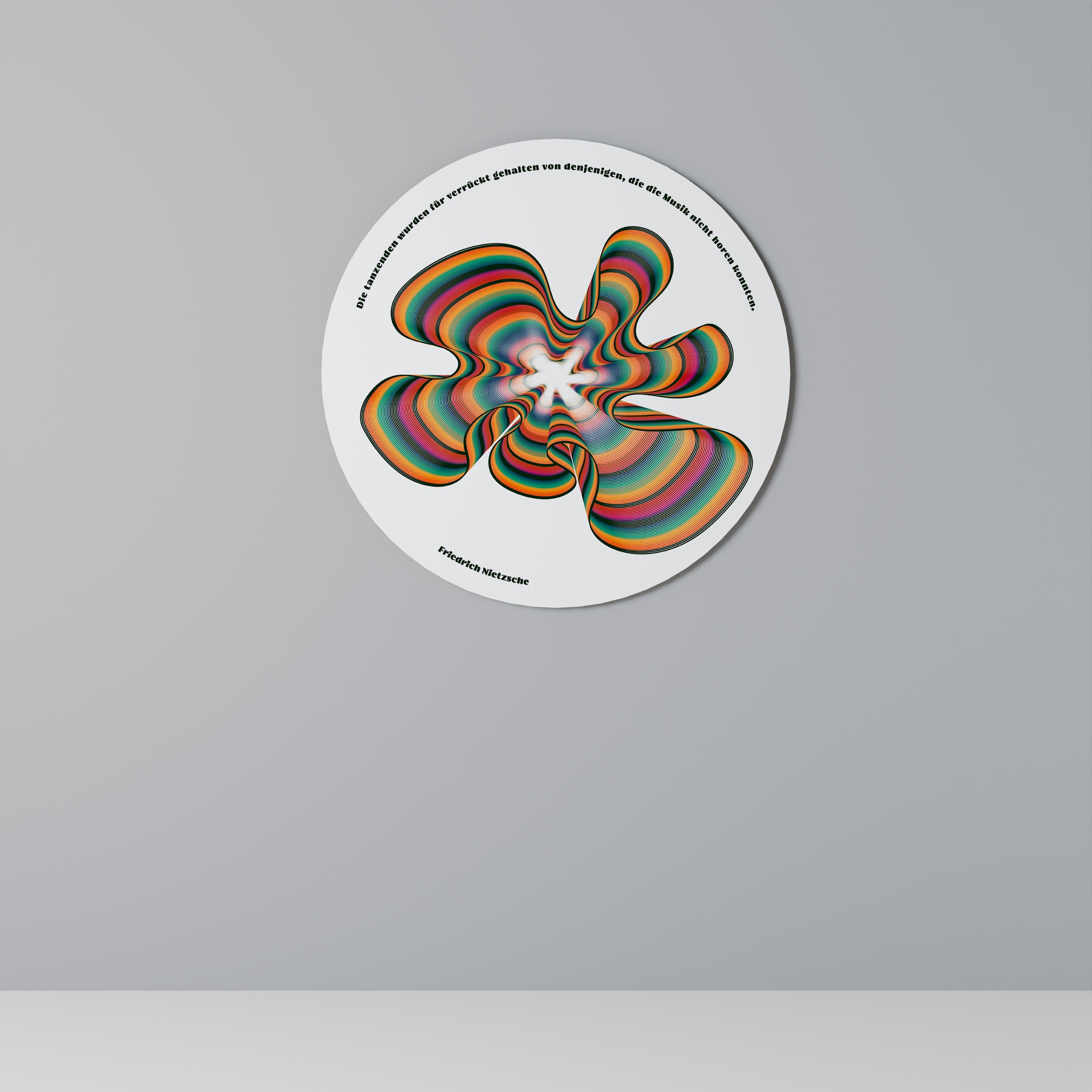 ÉCHOS NOSTALGIQUES [DE] Décoration murale ronde