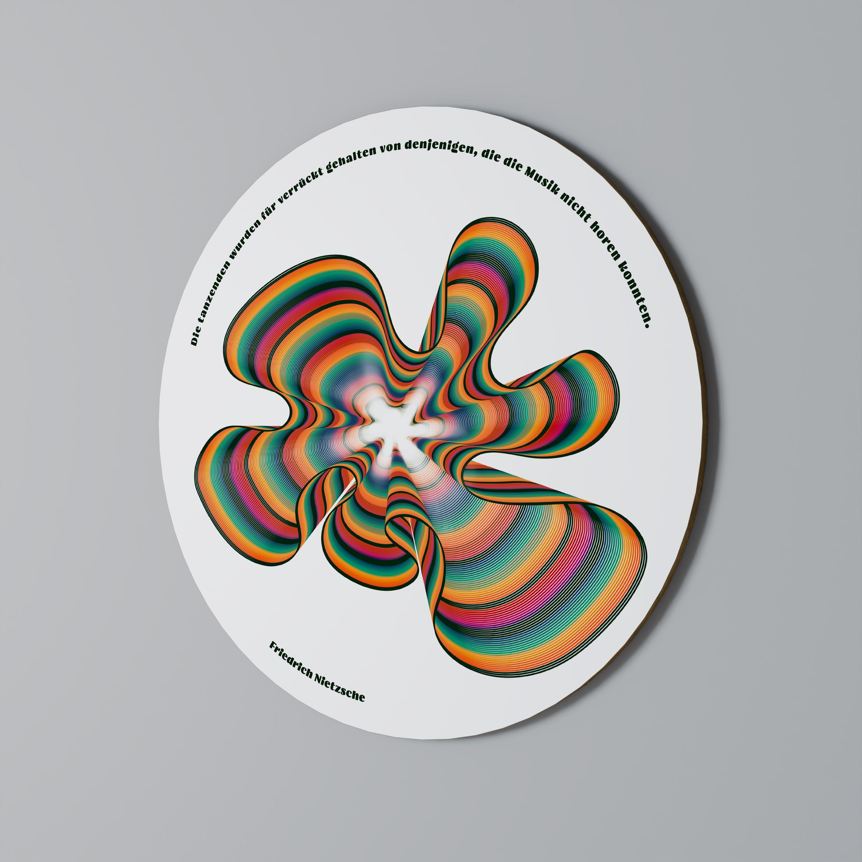 ÉCHOS NOSTALGIQUES [DE] Décoration murale ronde