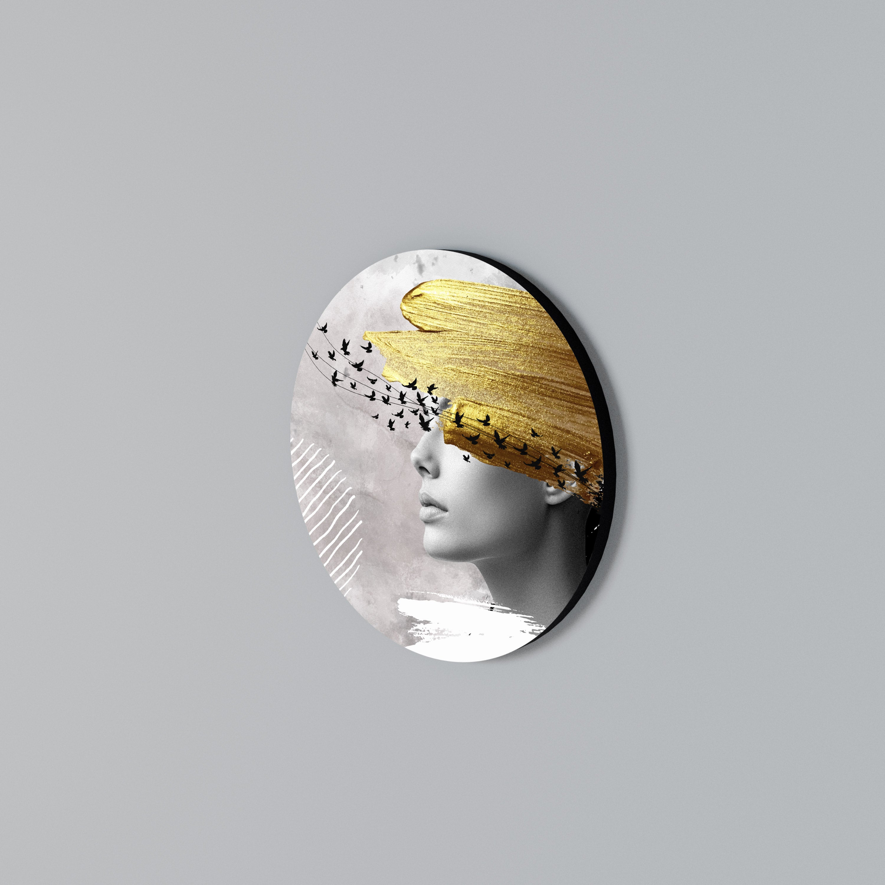 TREASURE THOUGHTS Round Wall Art