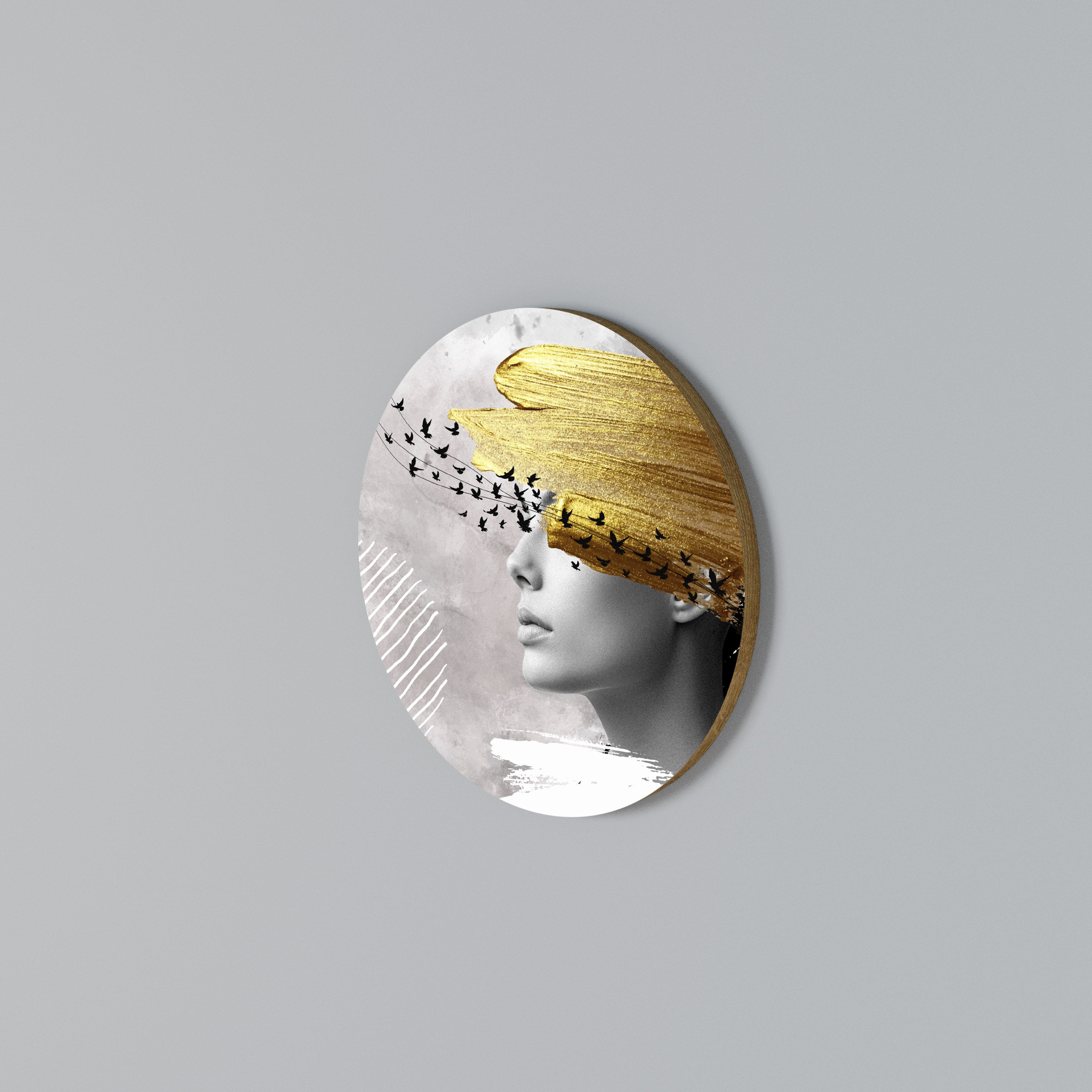 TREASURE THOUGHTS Round Wall Art