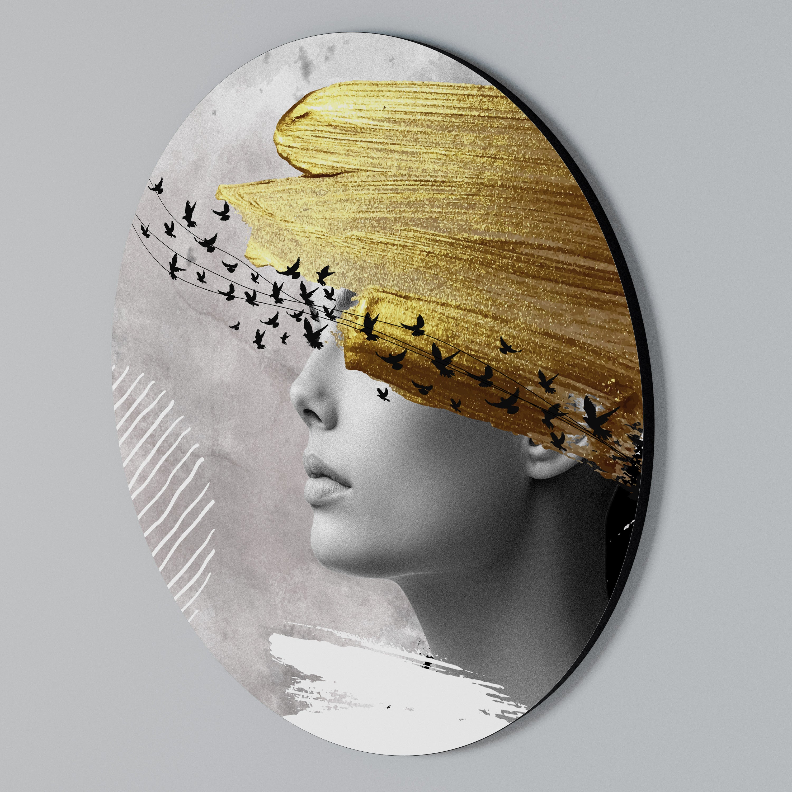 TREASURE THOUGHTS Round Wall Art