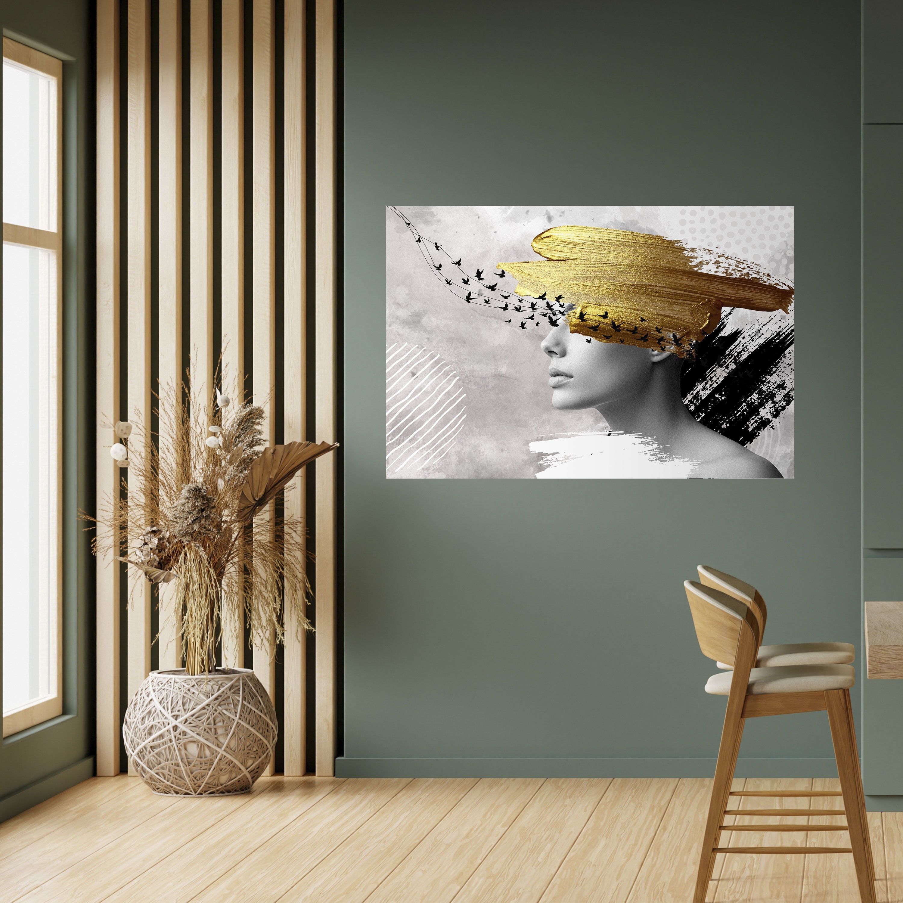 Affiche horizontale autocollante « PENSÉES AU TRÉSOR »