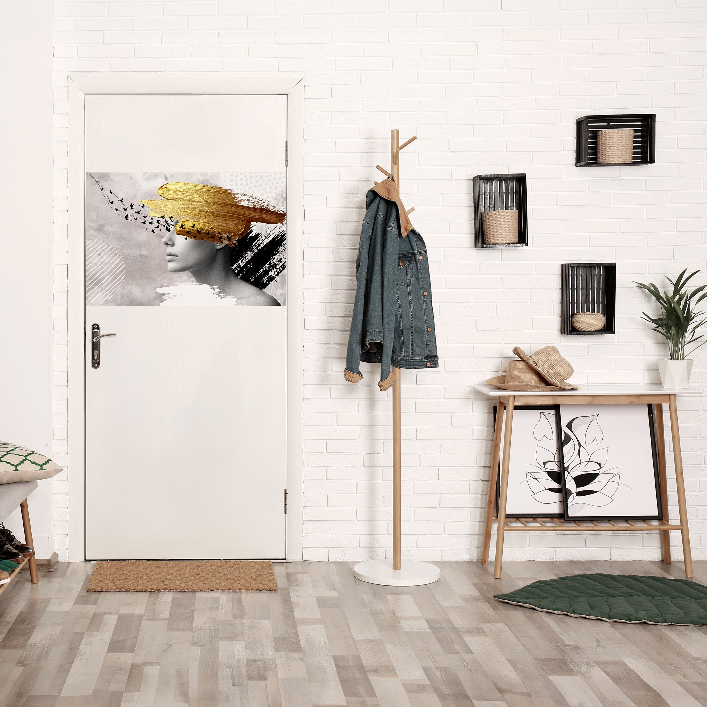 Affiche horizontale autocollante « PENSÉES AU TRÉSOR »