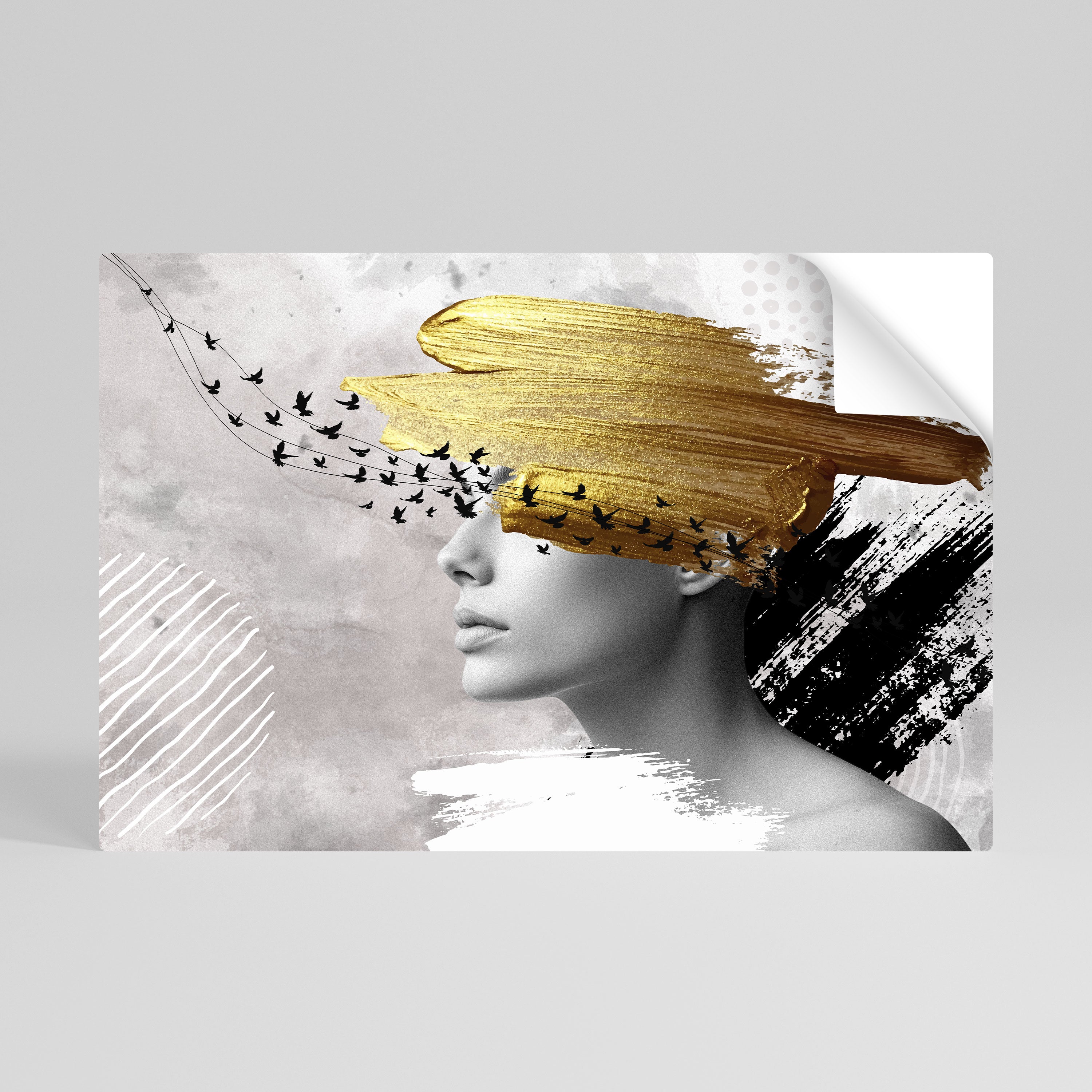 TREASURE THOUGHTS Peel and Stick Horizontal Poster