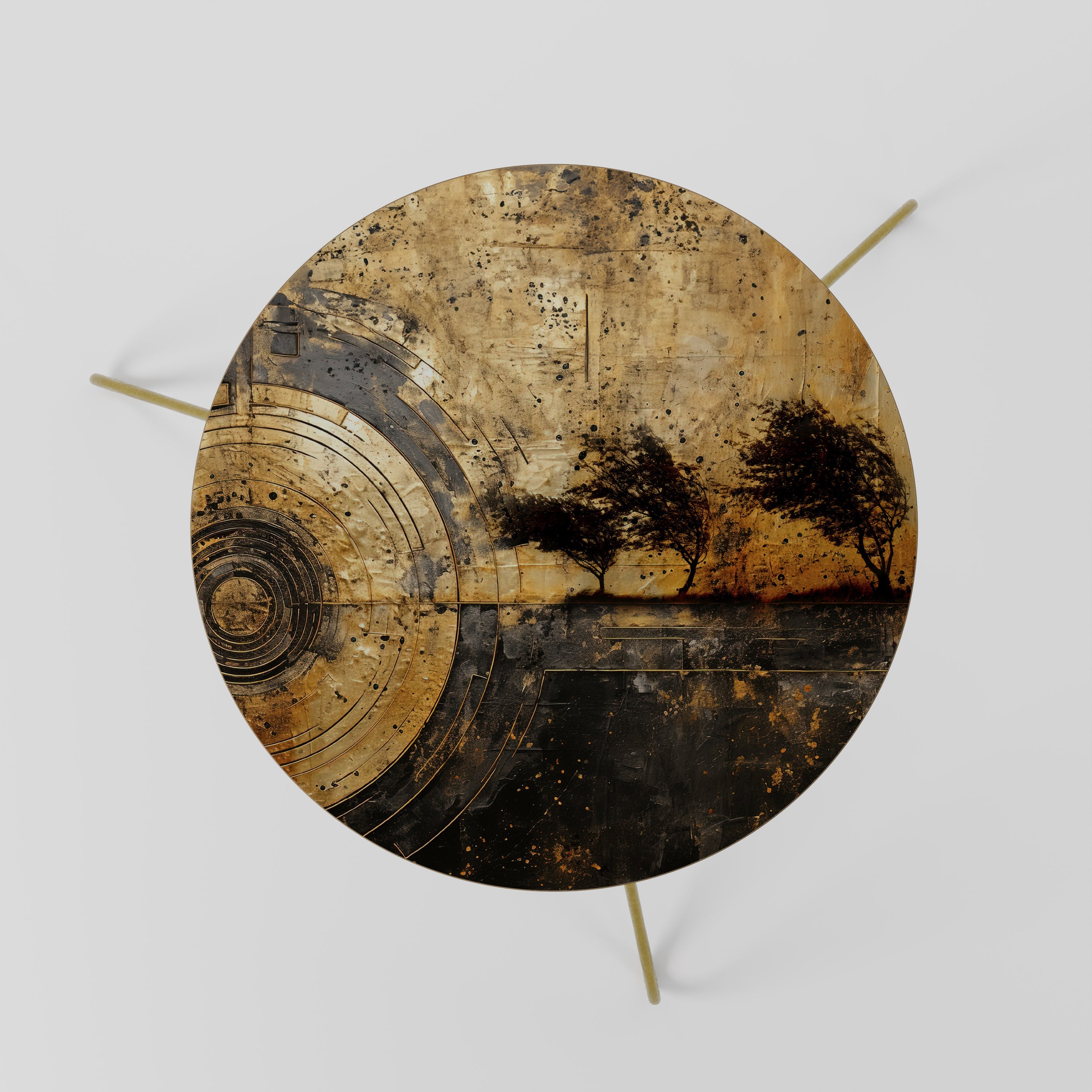 COPPERY EARTHQUAKE Coffee Table 60