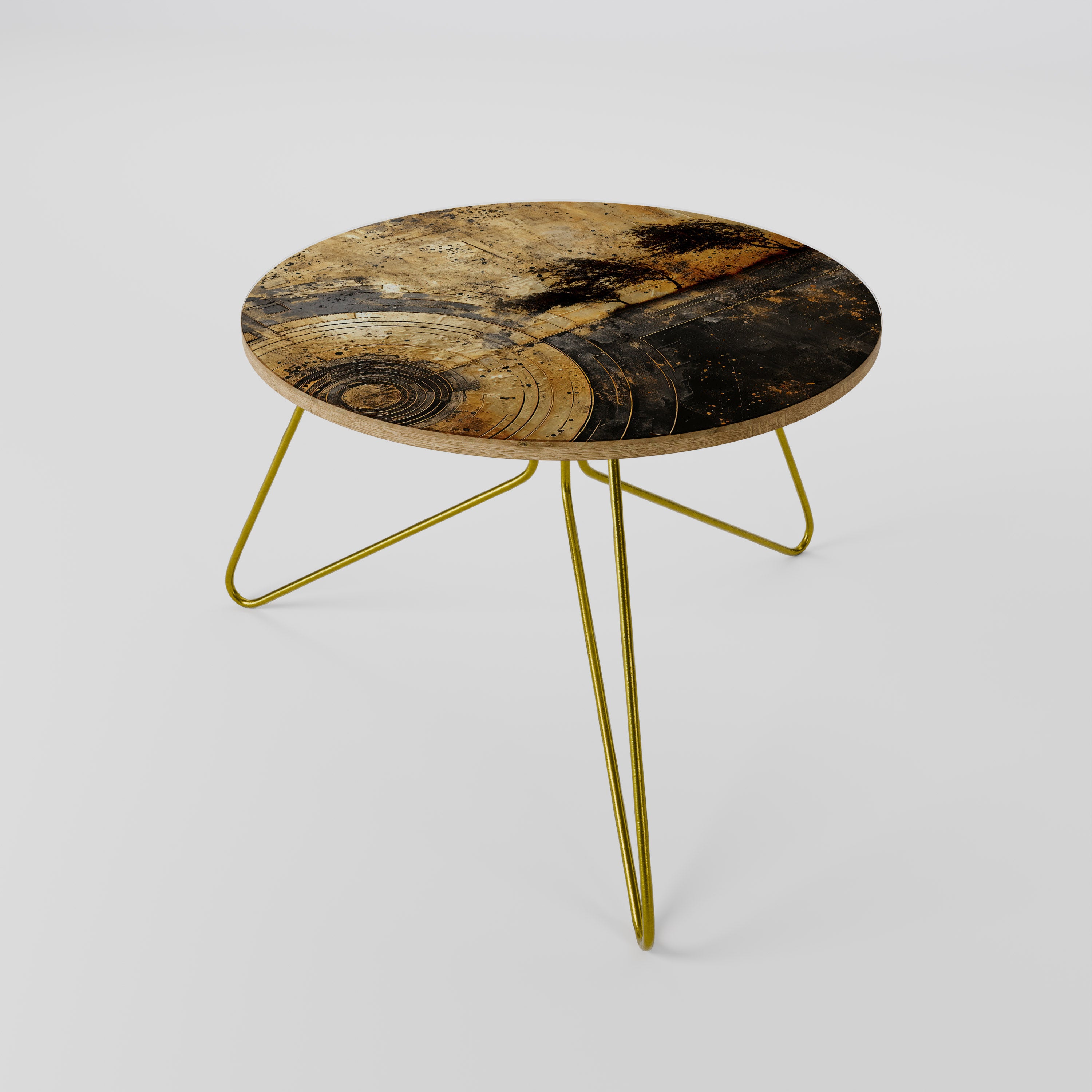 COPPERY EARTHQUAKE Coffee Table