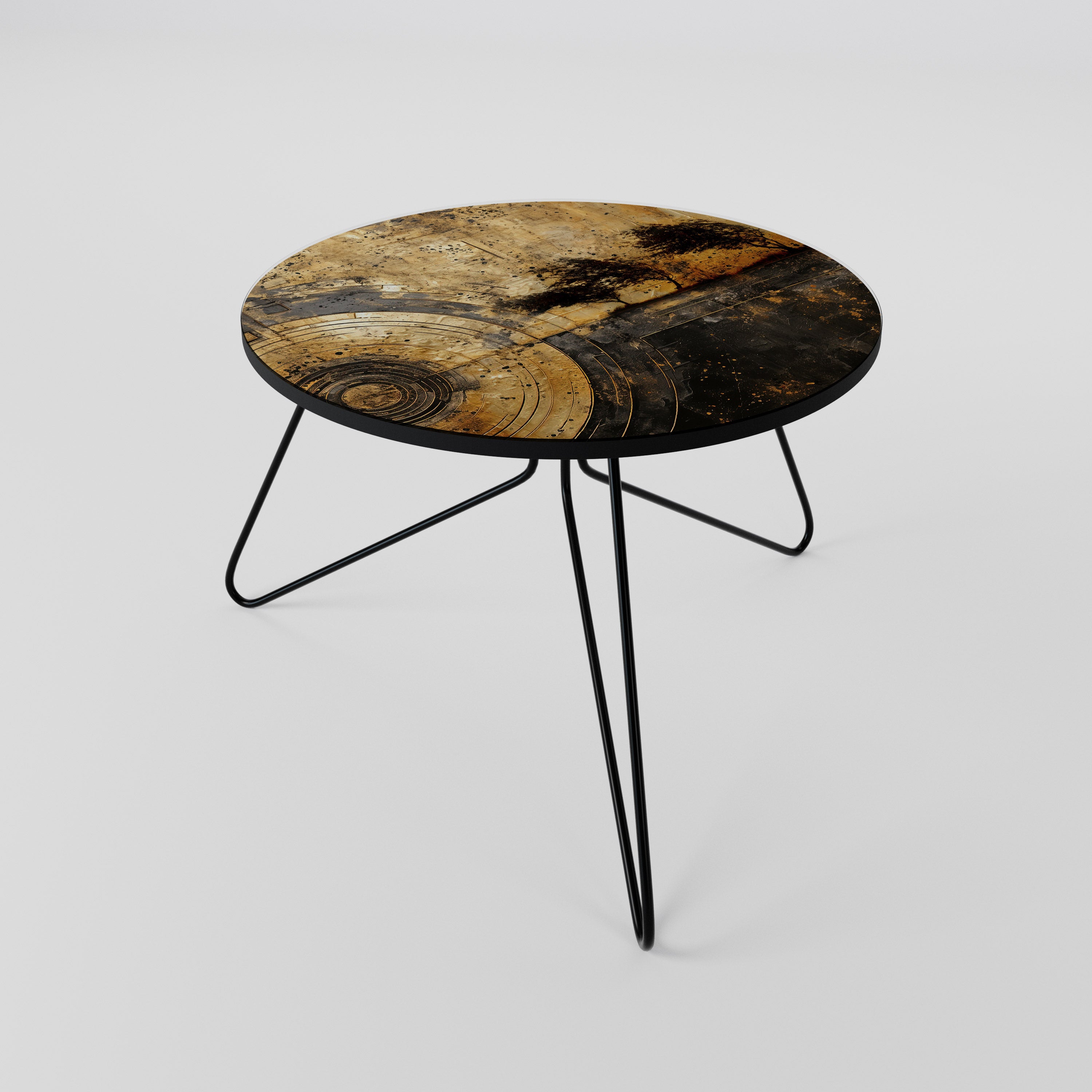 COPPERY EARTHQUAKE Coffee Table