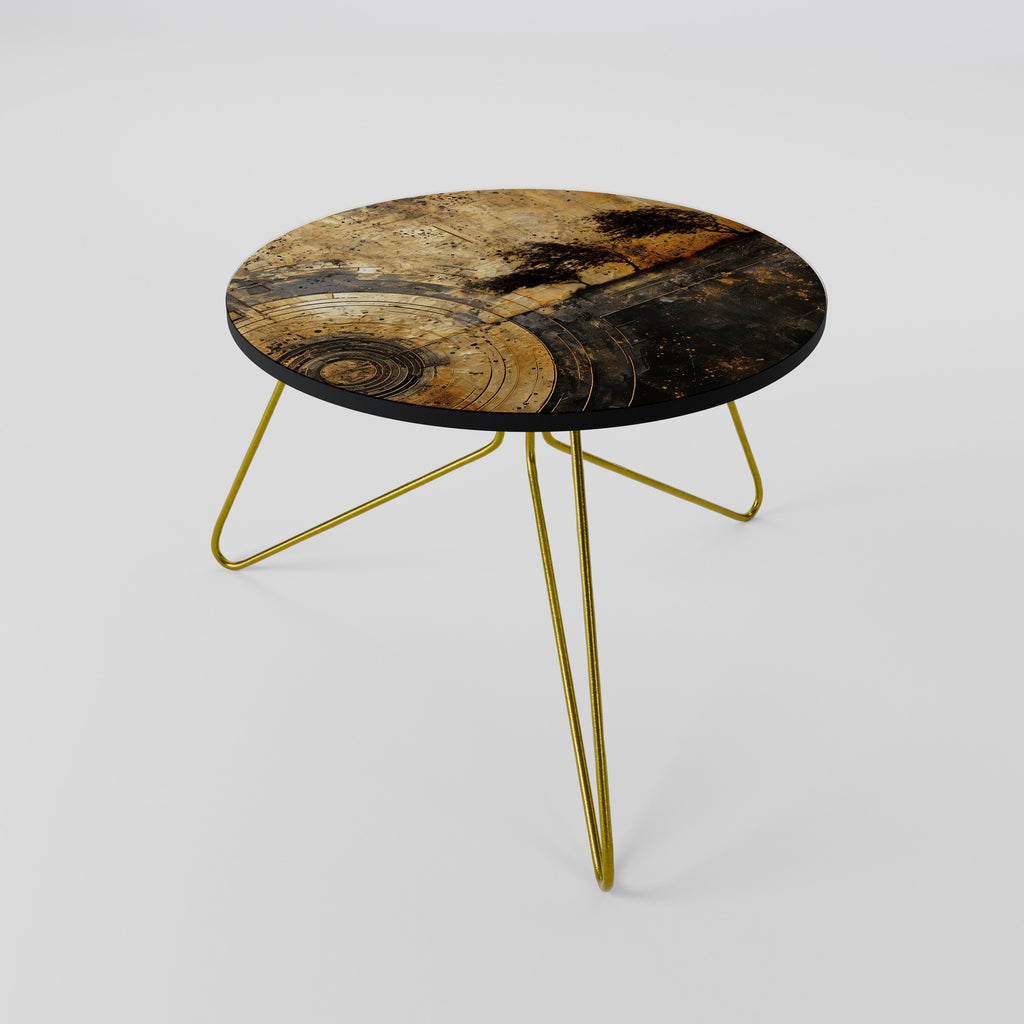 COPPERY EARTHQUAKE Coffee Table