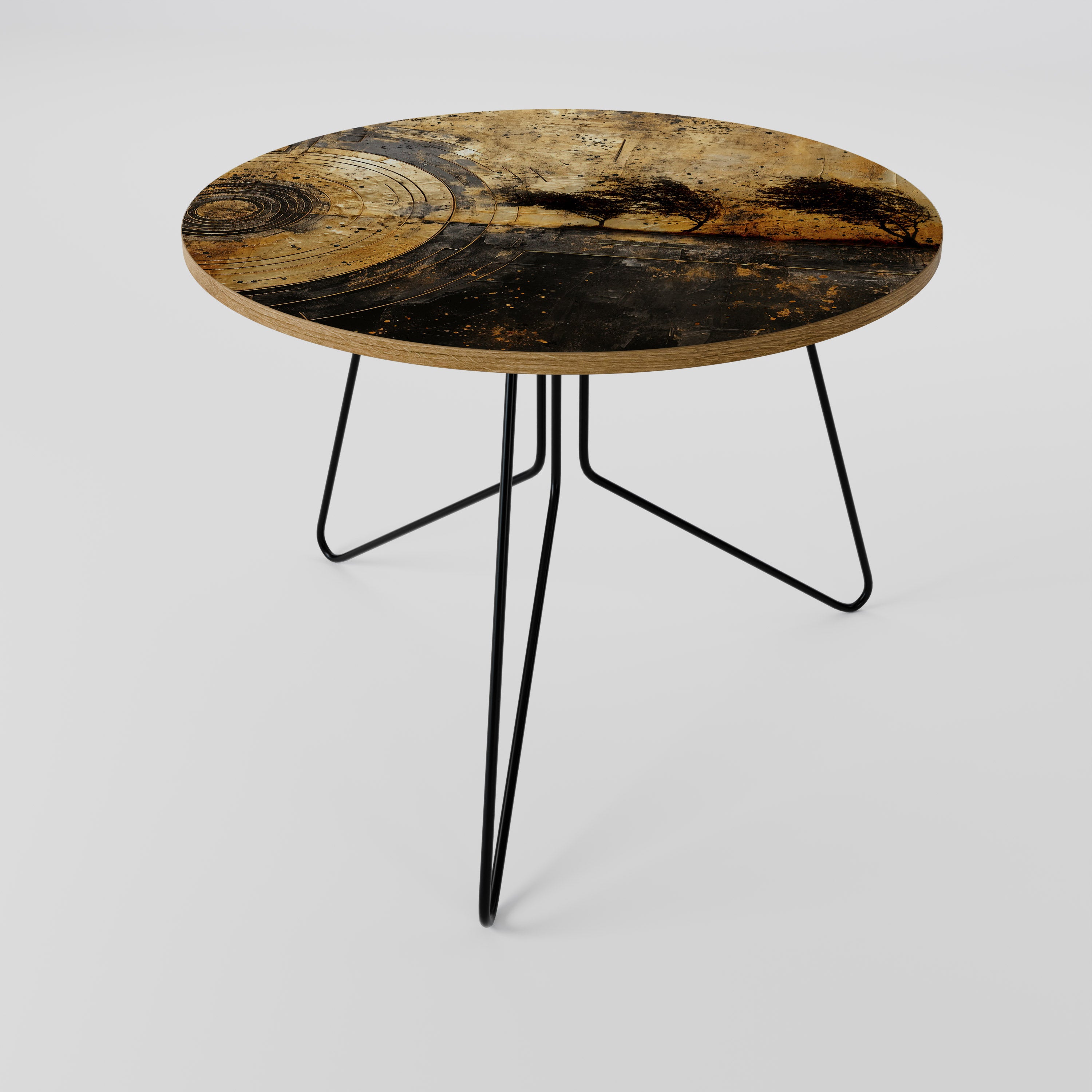 COPPERY EARTHQUAKE Coffee Table