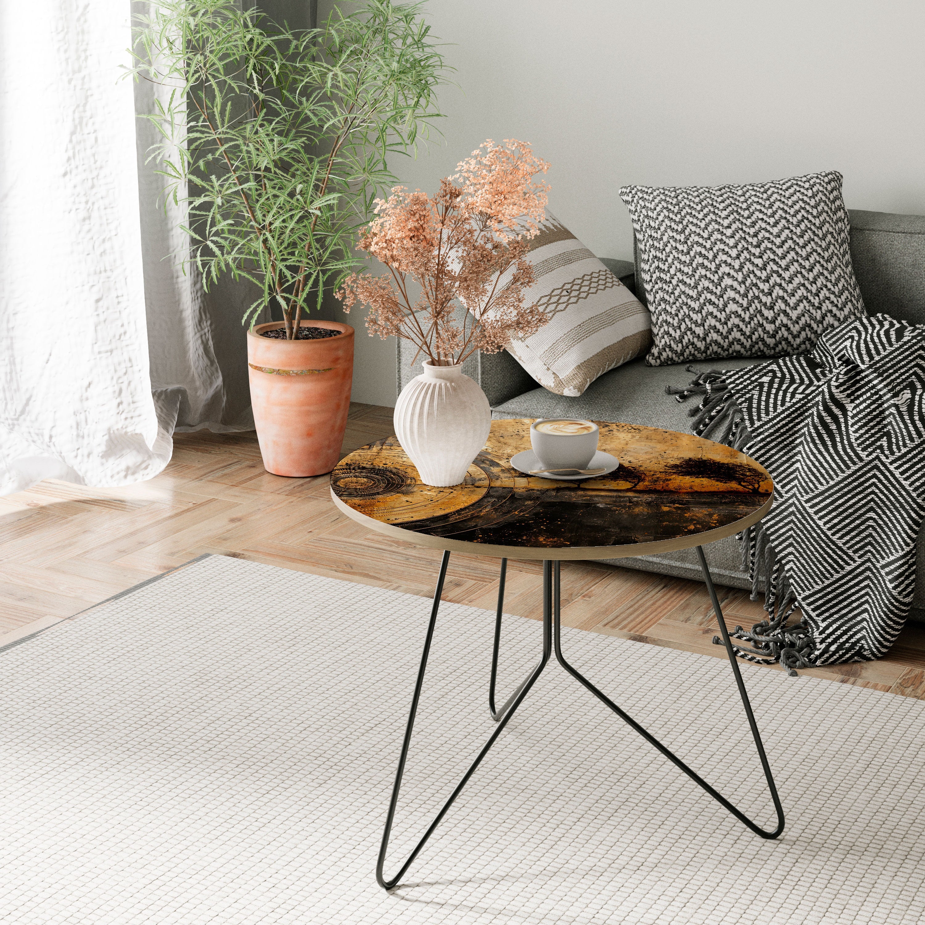 Table basse CUIVRE EARTHQUAKE 69