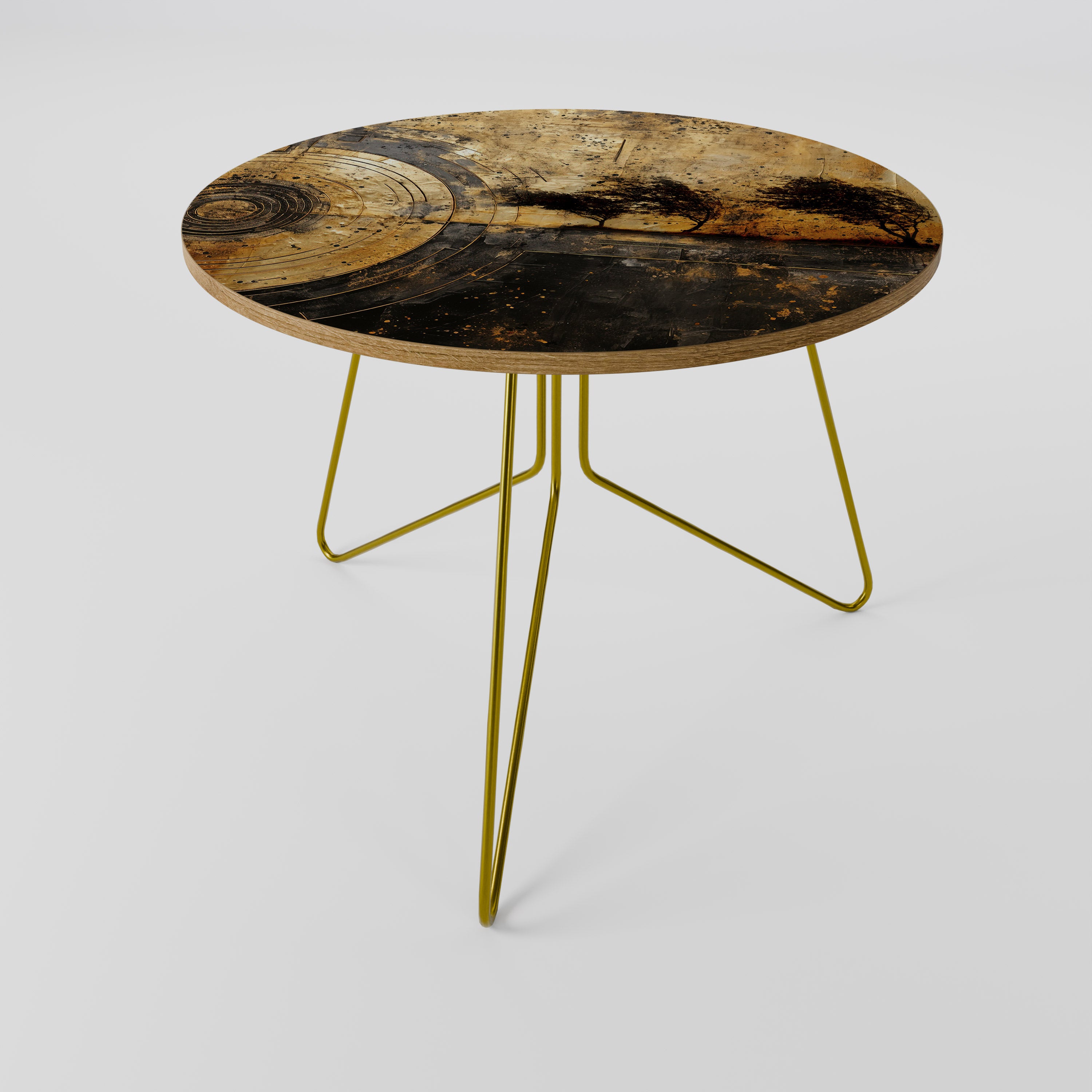 COPPERY EARTHQUAKE Coffee Table
