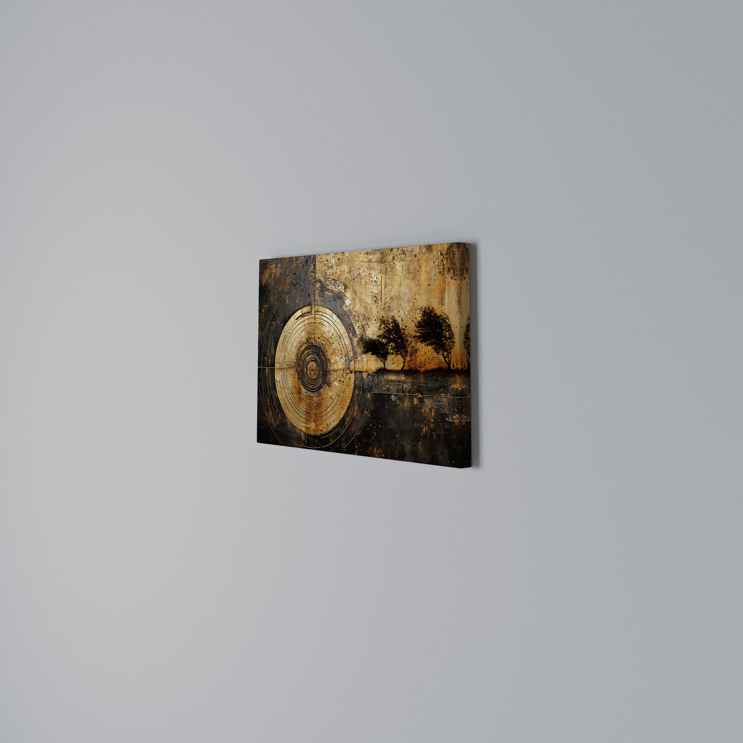 COPPERY EARTHQUAKE Horizontal Canvas Print