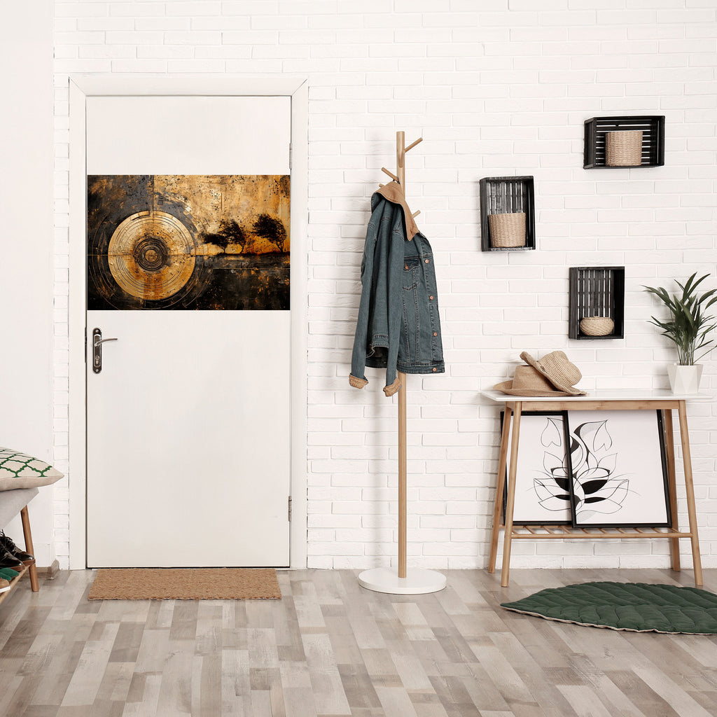 Affiche horizontale autocollante « SÉISME CUIVRÉ »