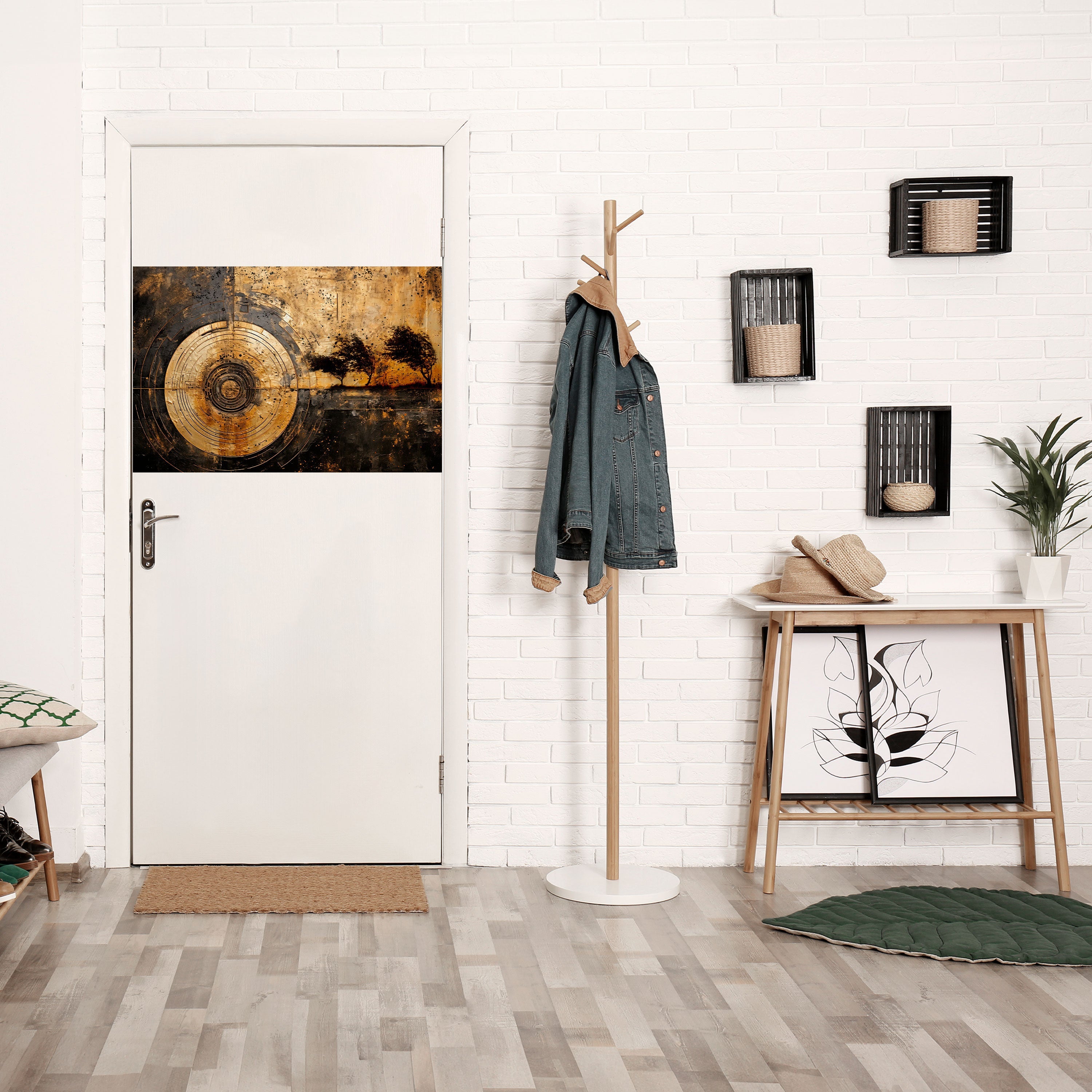 Affiche horizontale autocollante « SÉISME CUIVRÉ »