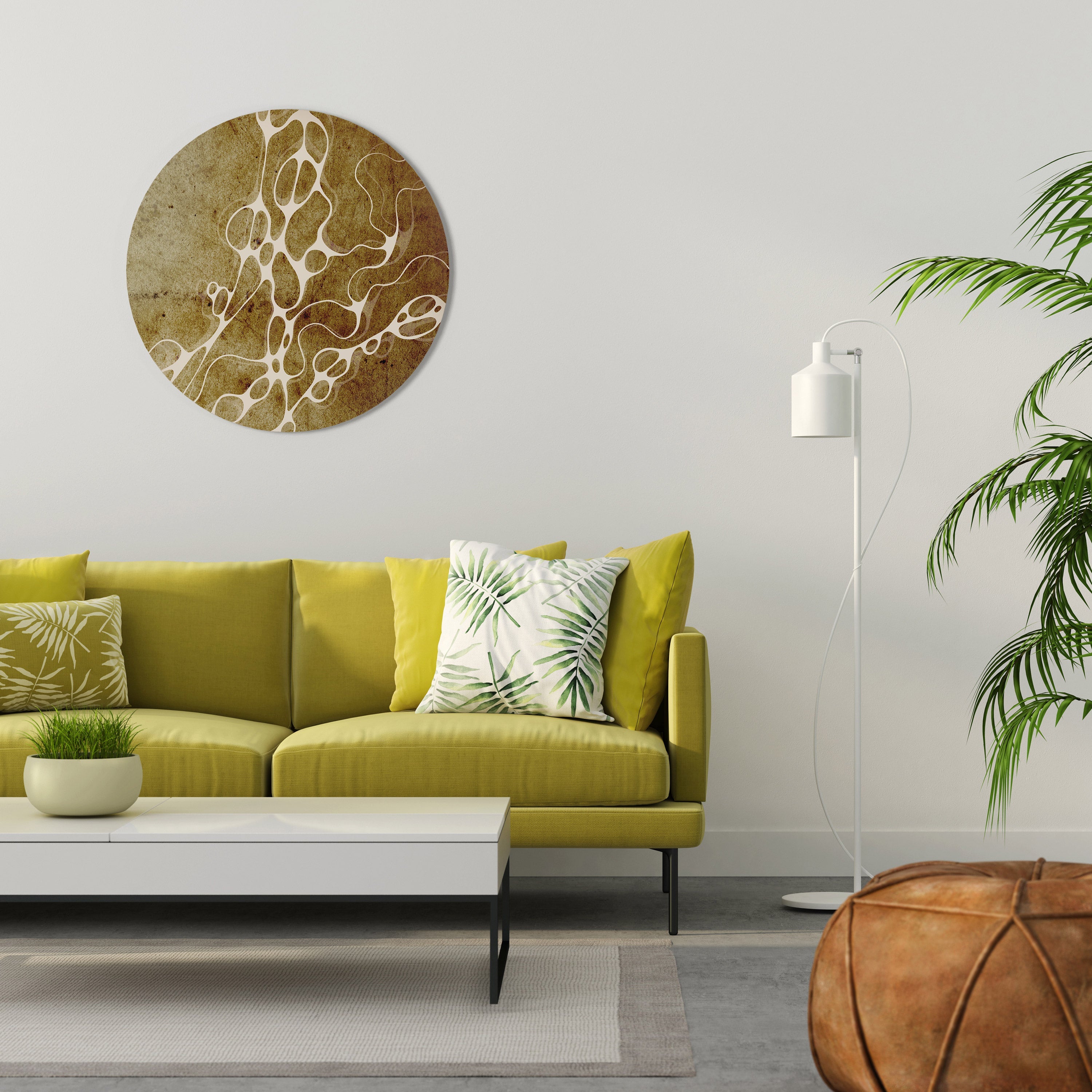 Art mural rond ARCANE ARRAY