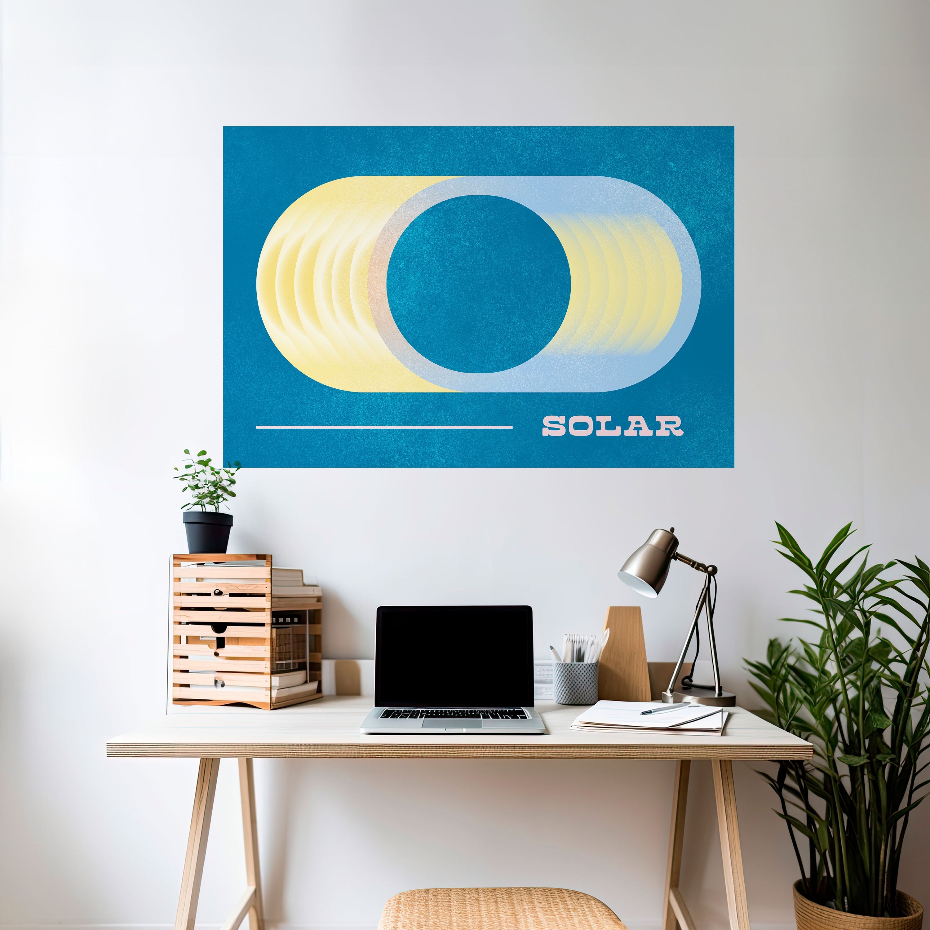 Affiche horizontale autocollante SOLAR APERTURE