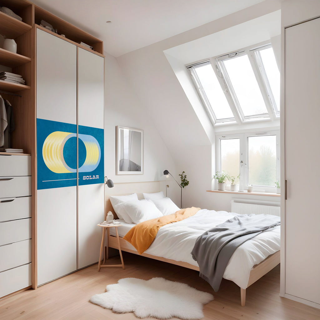 Affiche horizontale autocollante SOLAR APERTURE