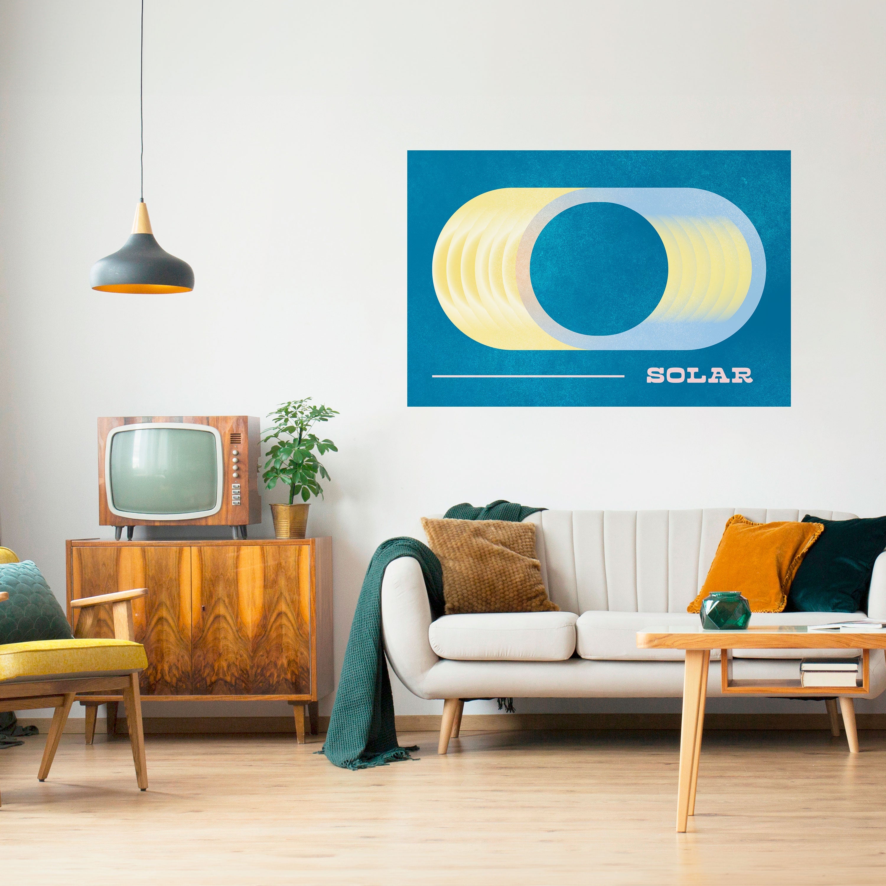 Affiche horizontale autocollante SOLAR APERTURE