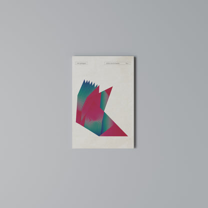 HOT POLYGON Vertical Canvas Print