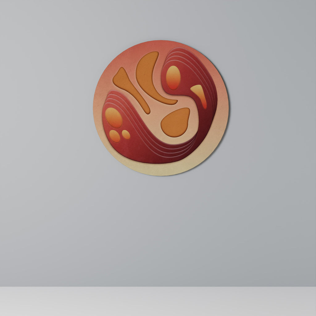 STRUCTURE D'IMMERSION Art mural rond