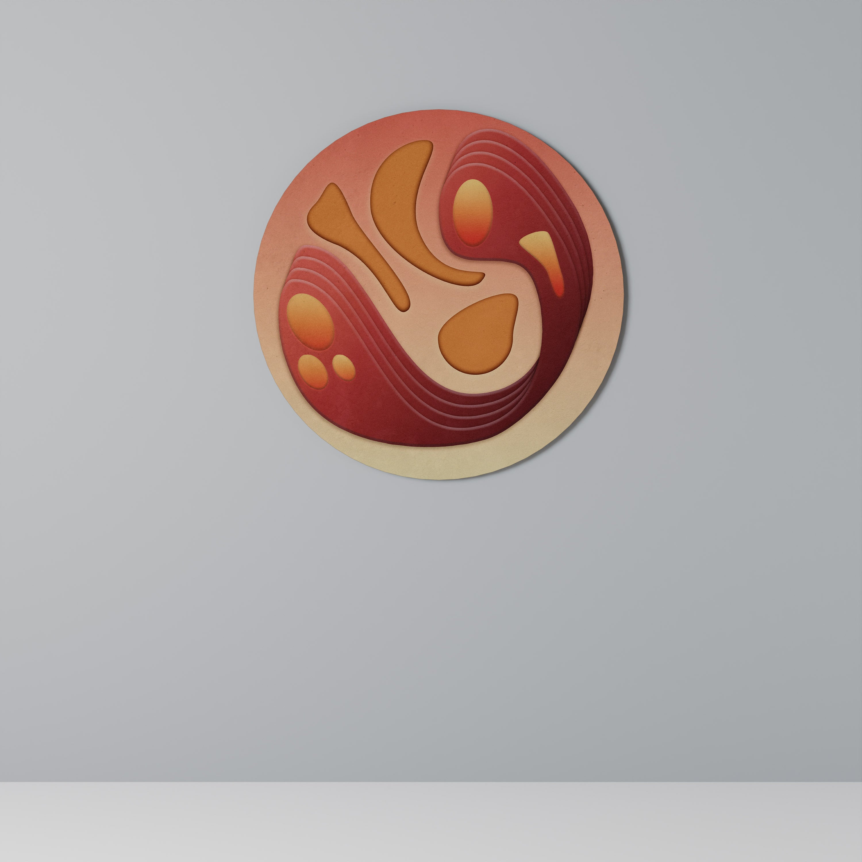 STRUCTURE D'IMMERSION Art mural rond